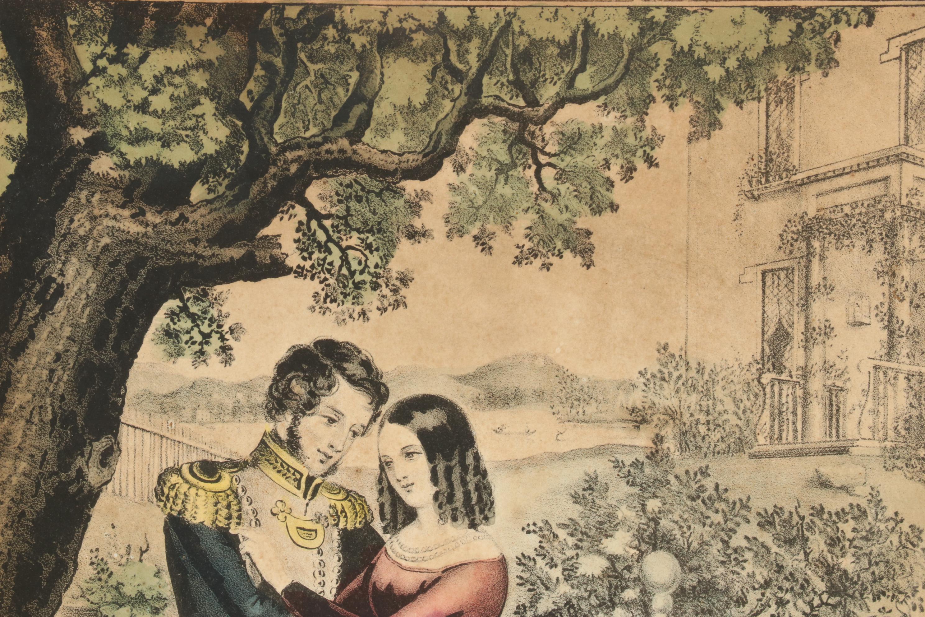 Currier & Ives Hand-Colored Lithographs, 19th Century