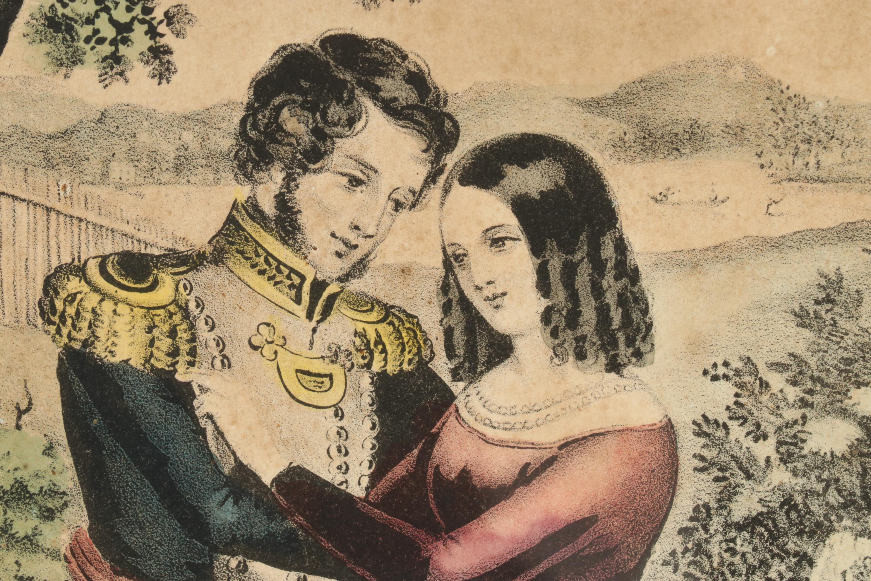 Currier & Ives Hand-Colored Lithographs, 19th Century