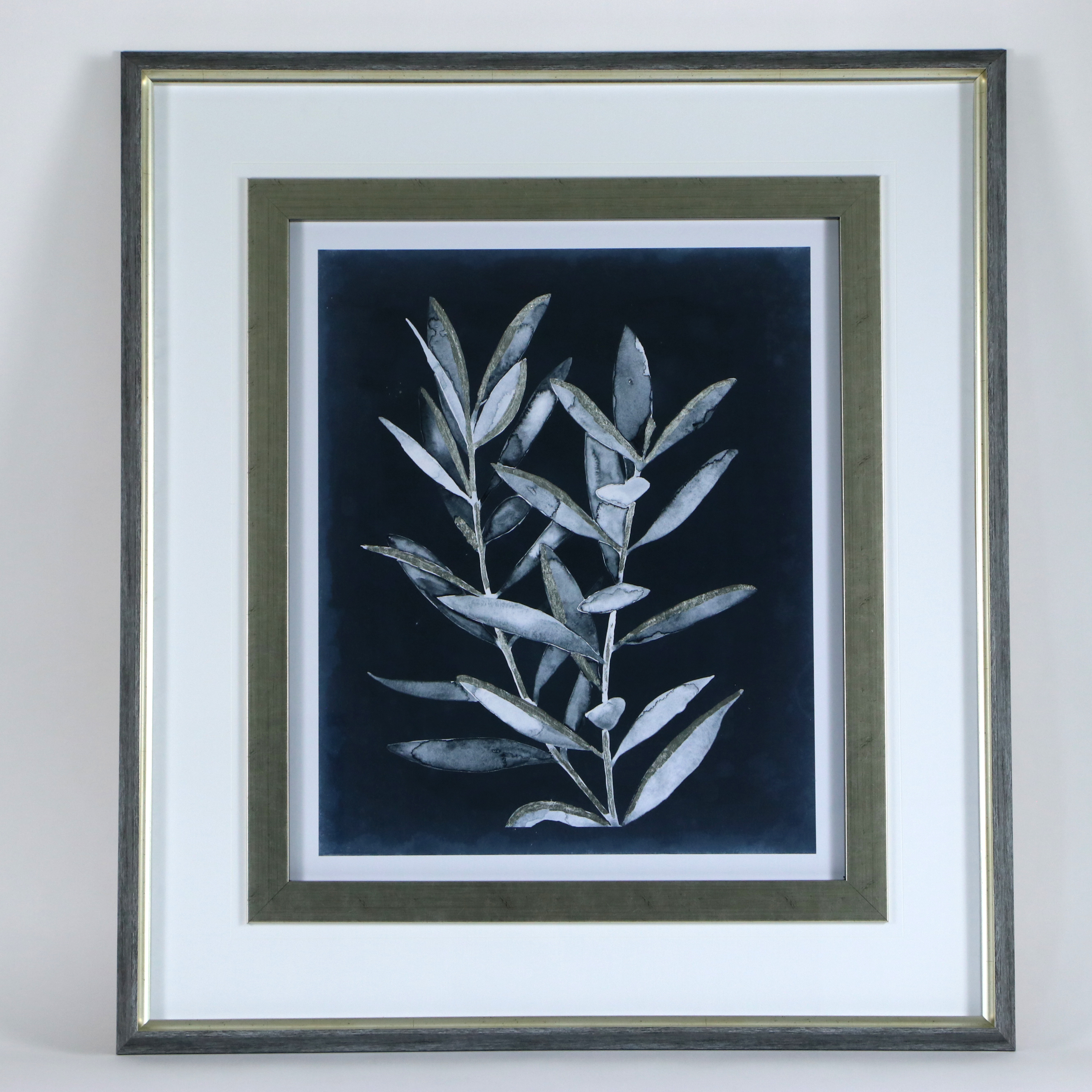 Megan Meagher Giclee "Midnight Leaves I" and "Midnight Leaves II"