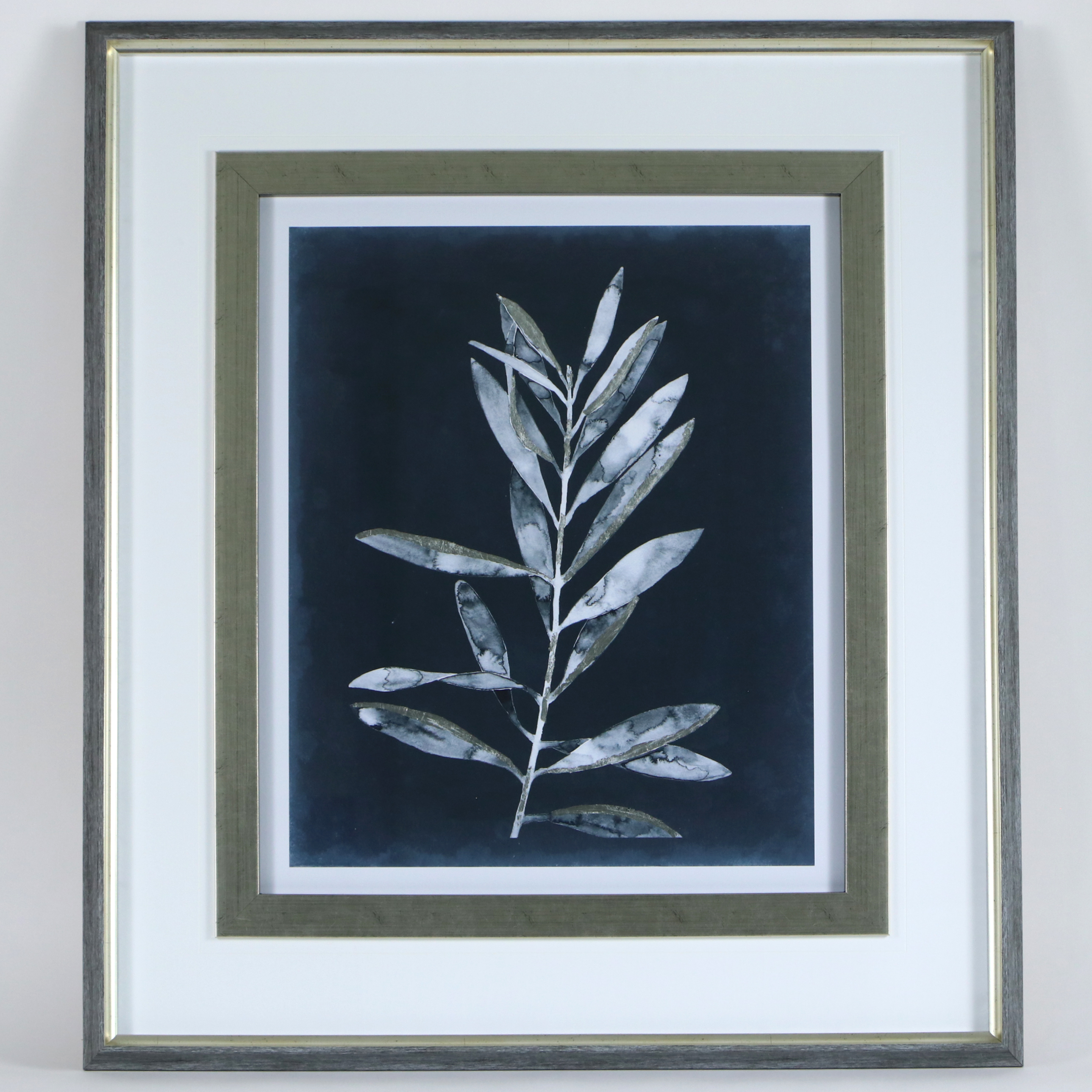 Megan Meagher Giclee "Midnight Leaves I" and "Midnight Leaves II"