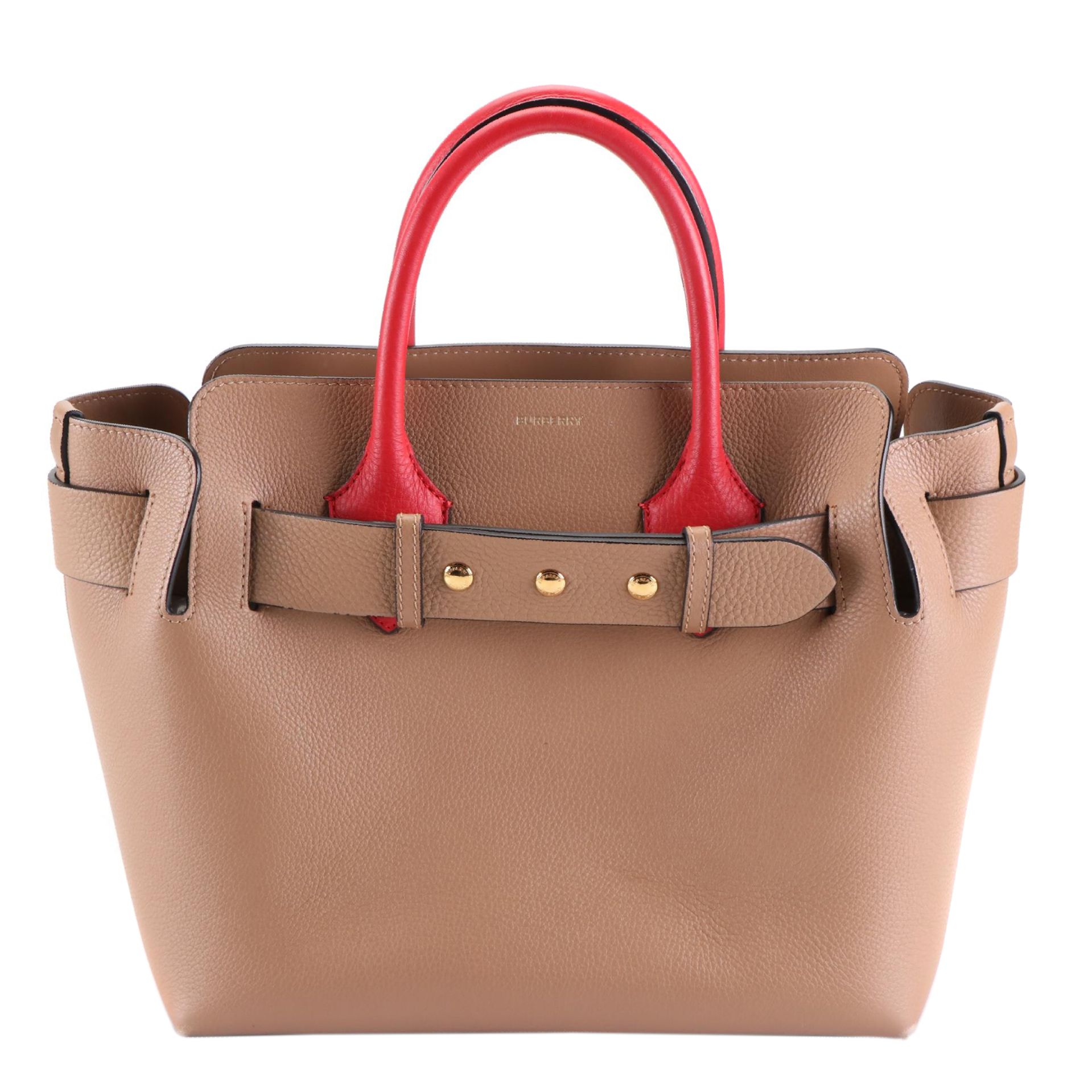 Burberry Belt Tote Small in Leather