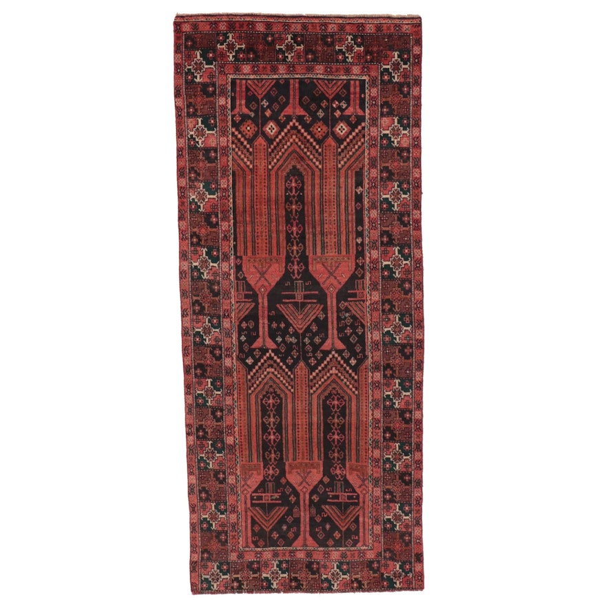 3'8 x 8'9 Hand-Knotted Northwest Persian Area Rug