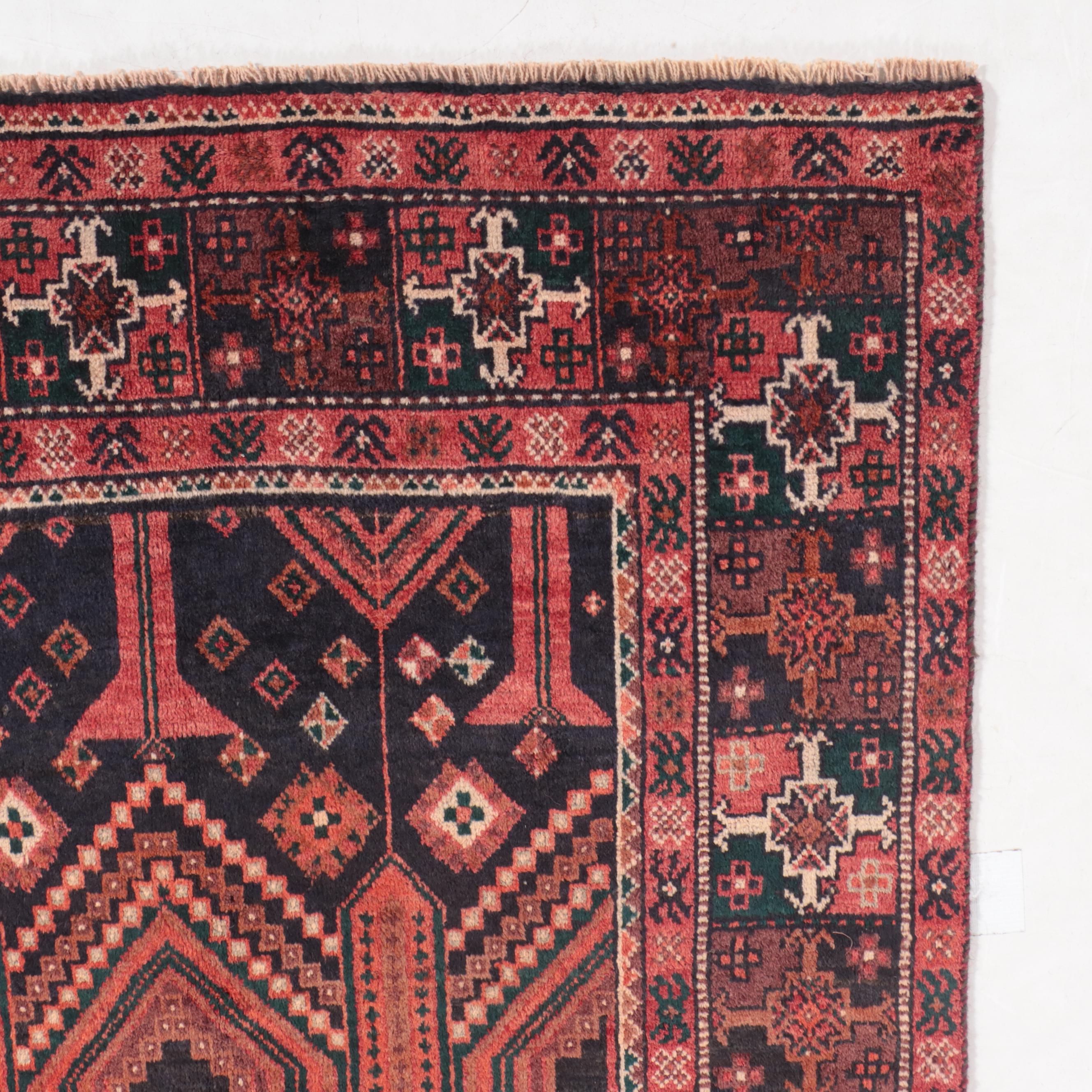 3'8 x 8'9 Hand-Knotted Northwest Persian Area Rug