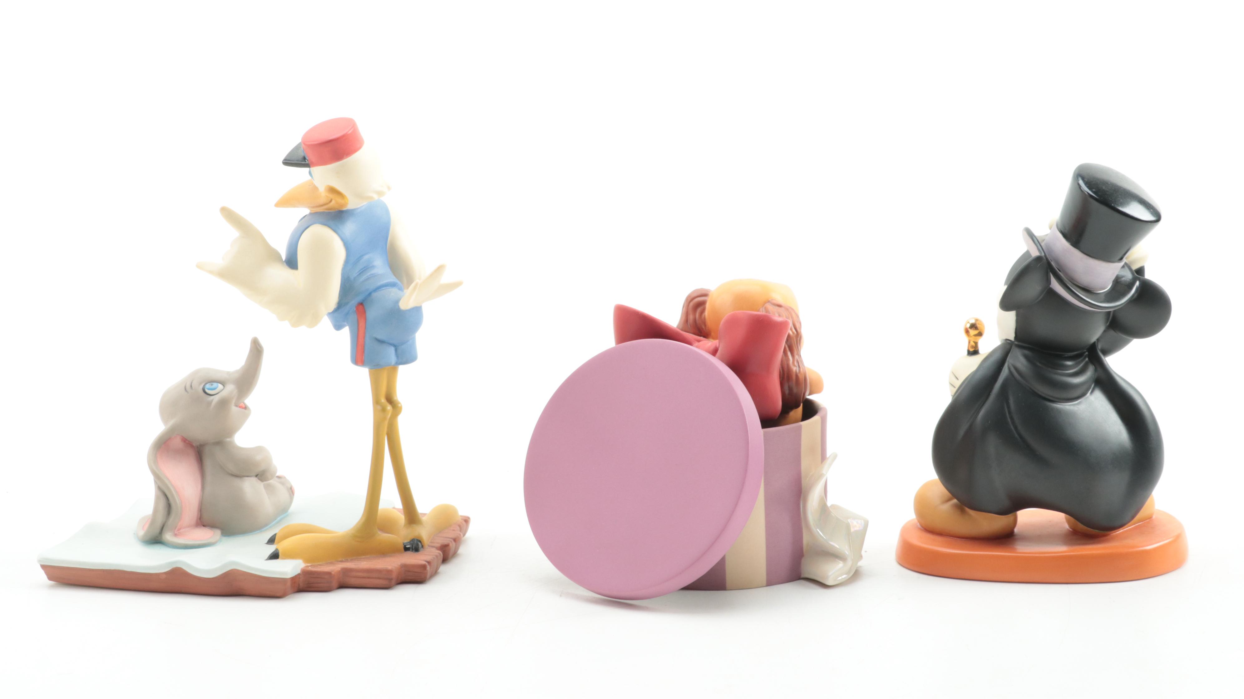 Walt Disney Classics Collection Ceramic Figurines, Late 20th Century