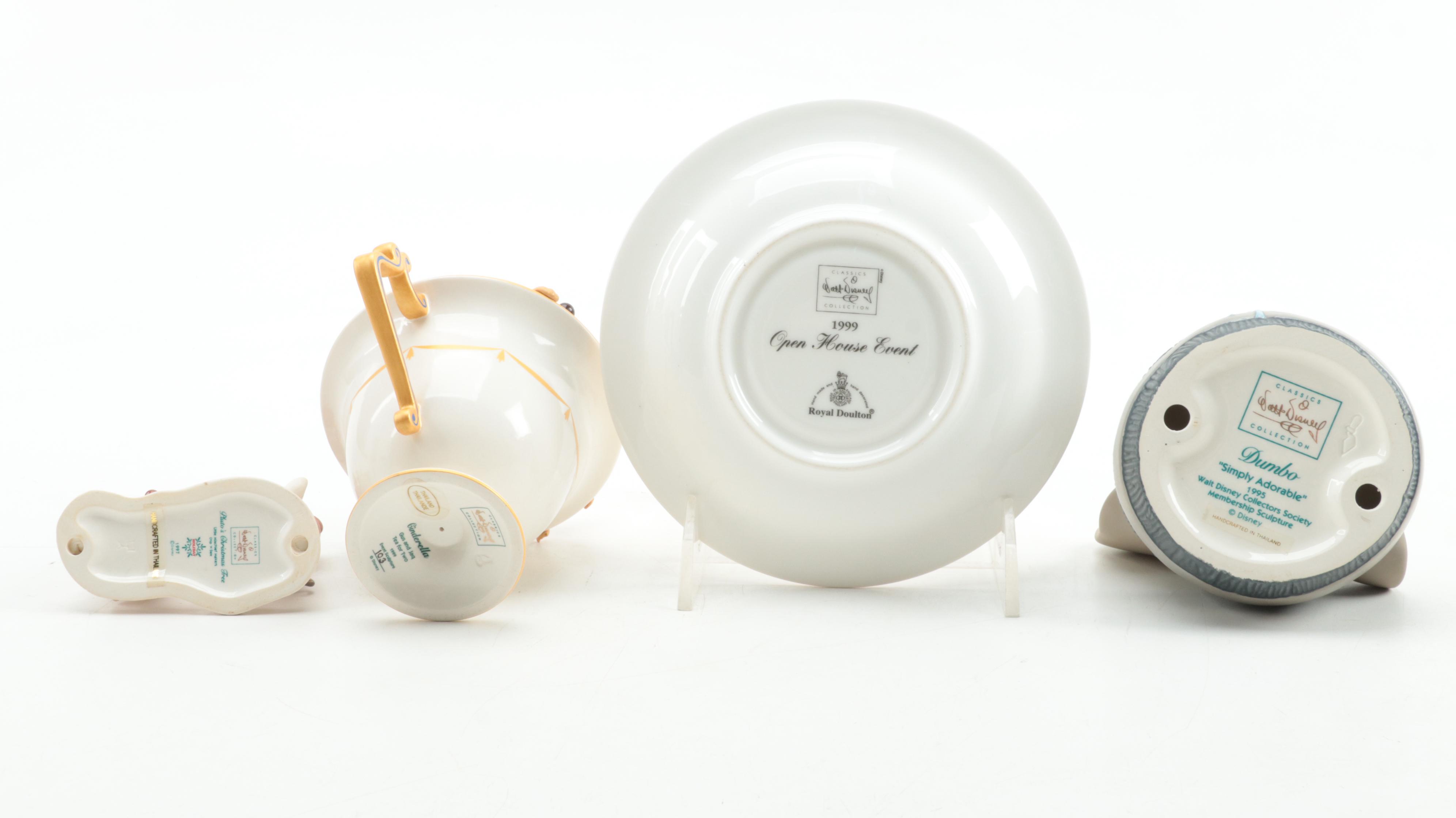 Walt Disney Classics Collection Ceramic Figurines, Late 20th Century