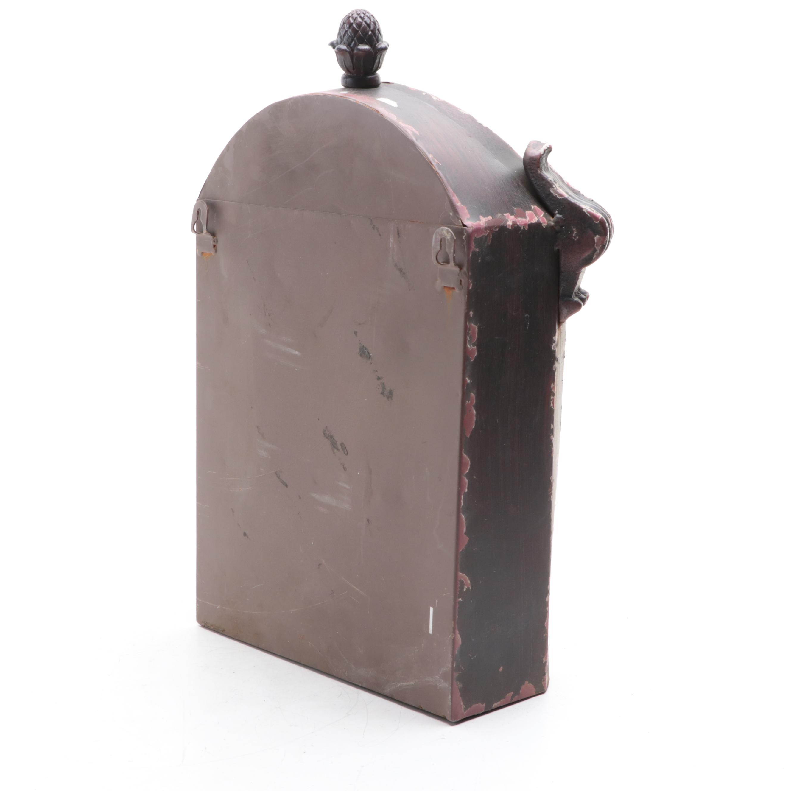 Late Victorian English Cast Metal Mail Letter Box