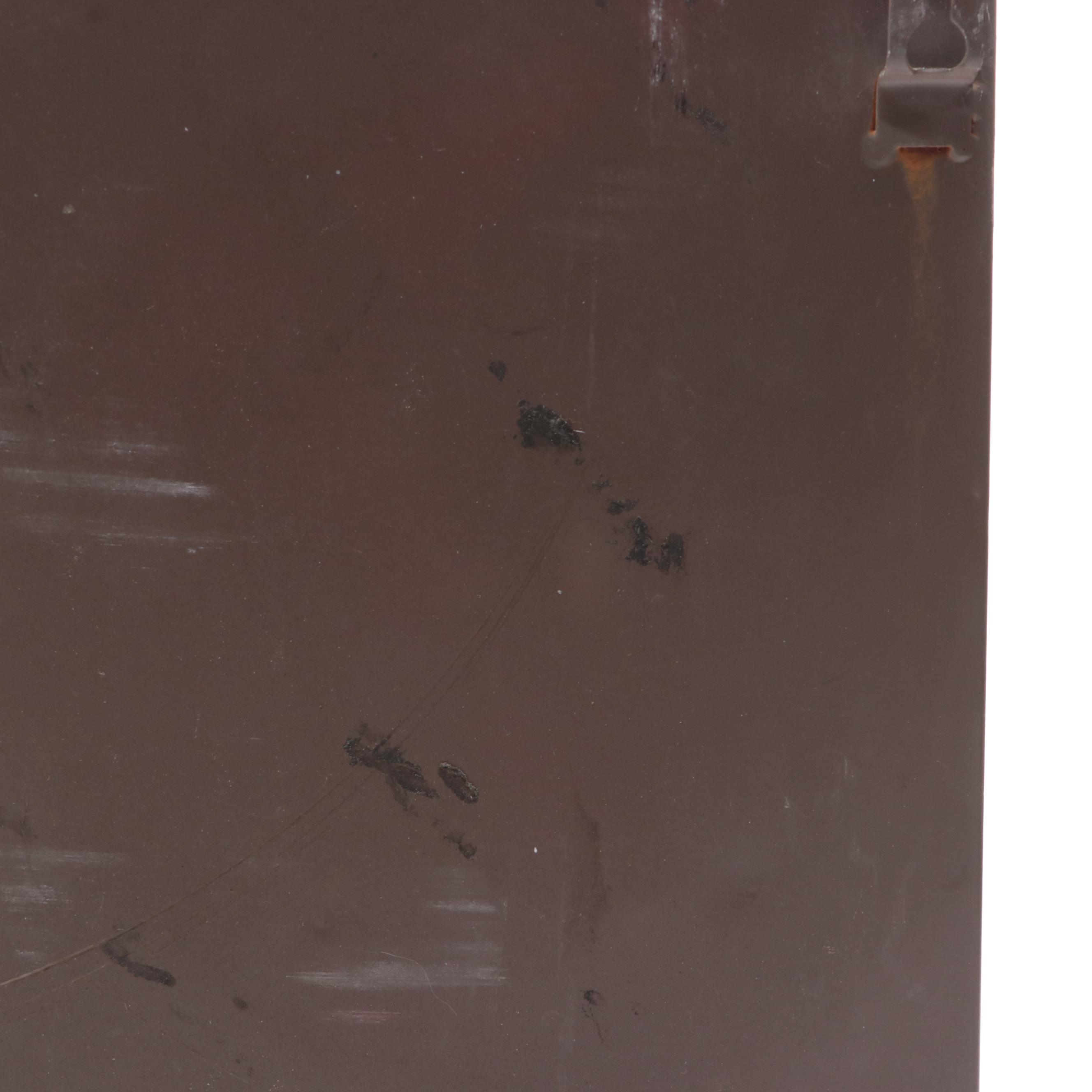 Late Victorian English Cast Metal Mail Letter Box