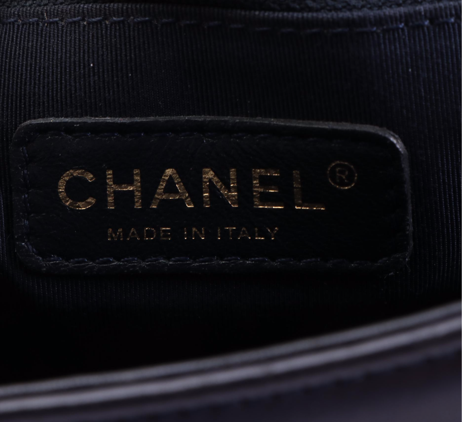 Chanel Large Boy Flap Bag in Cube-Embossed Lambskin Leather