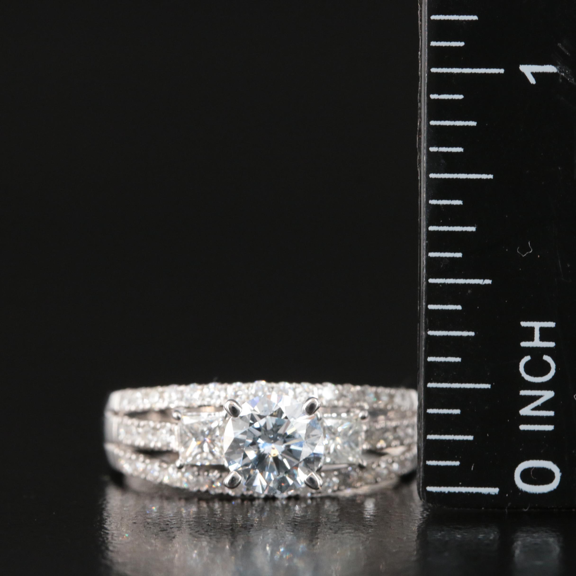 14K 1.57 CTW Lab Grown Diamond Ring