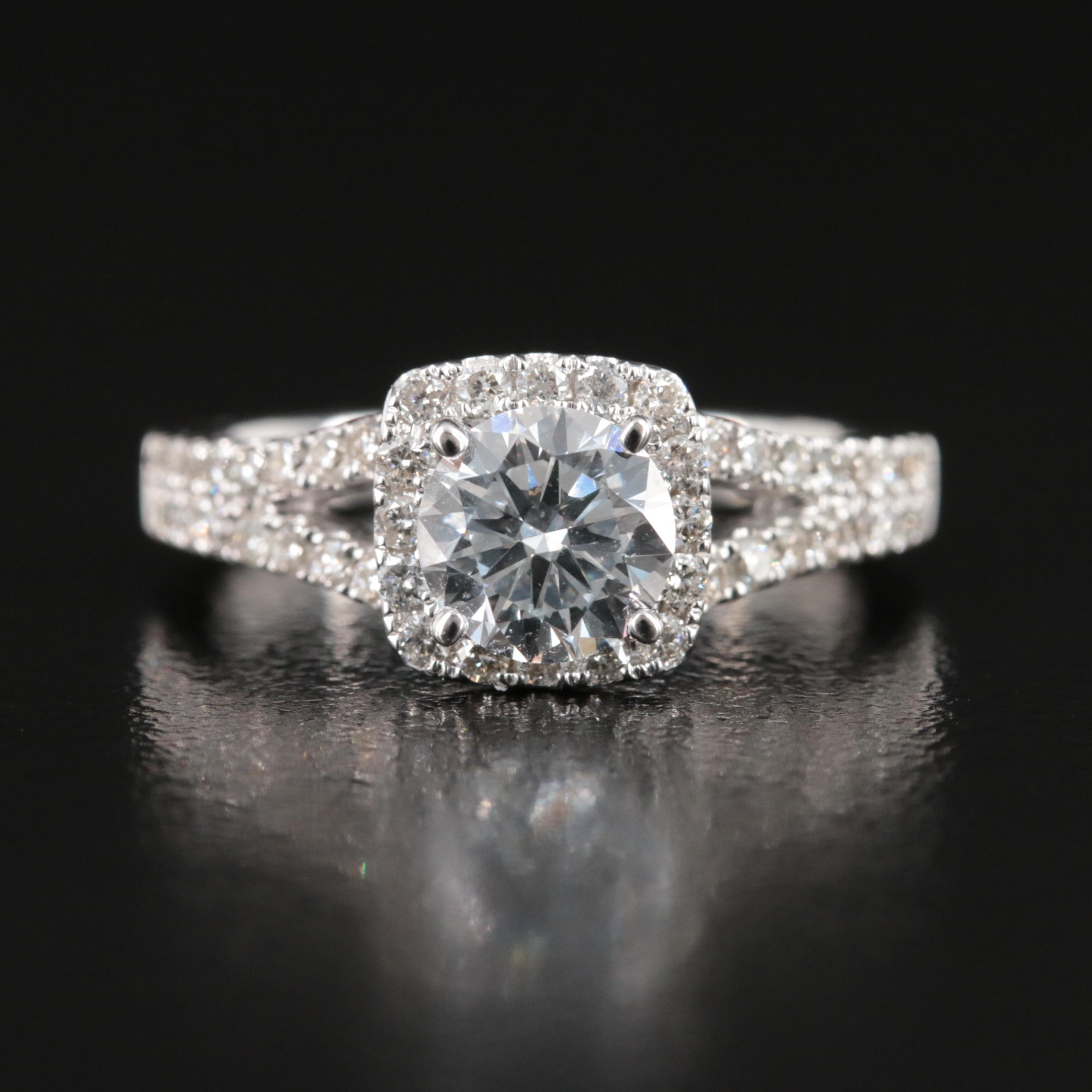 14K Lab Grown 1.50 CTW Diamond Ring