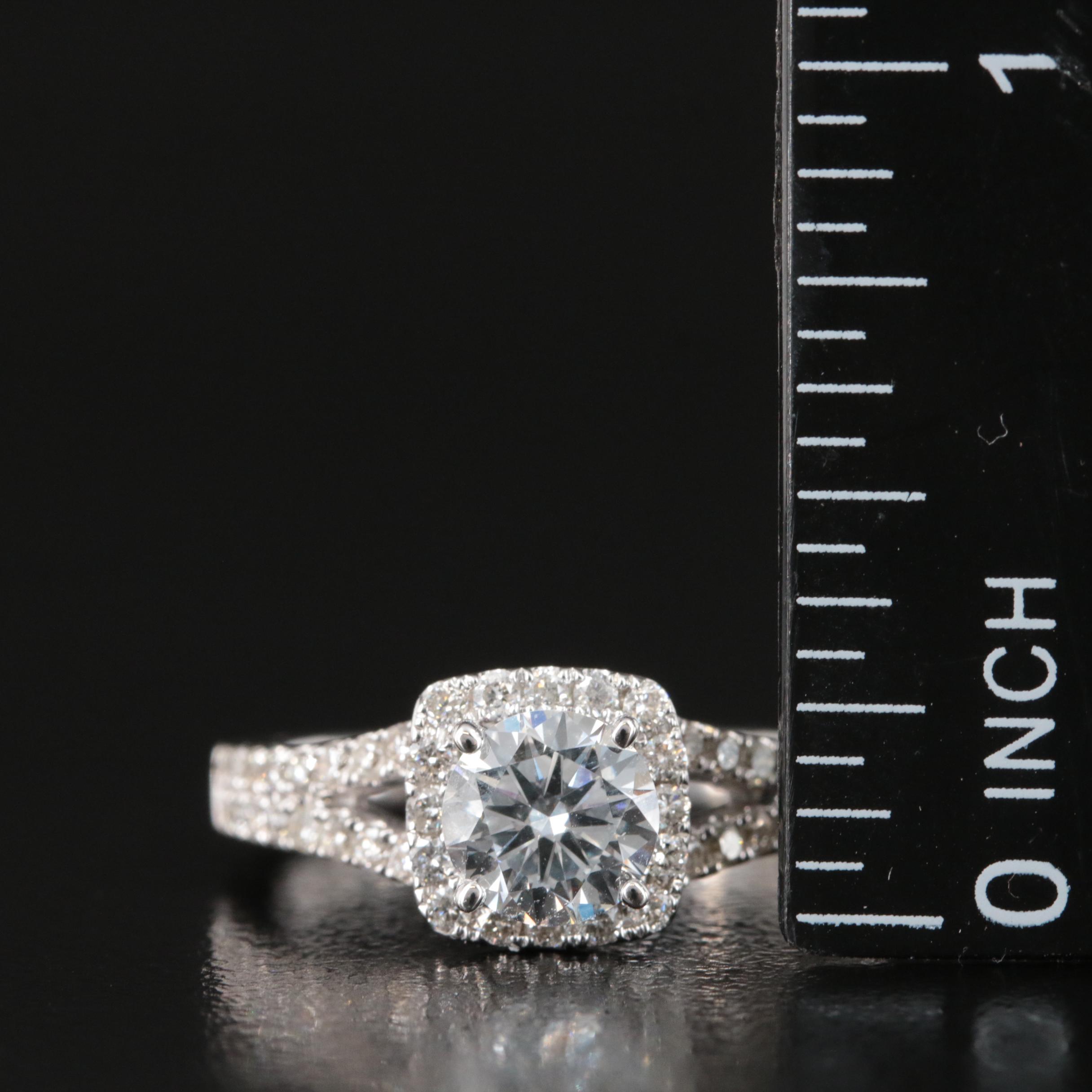 14K Lab Grown 1.50 CTW Diamond Ring