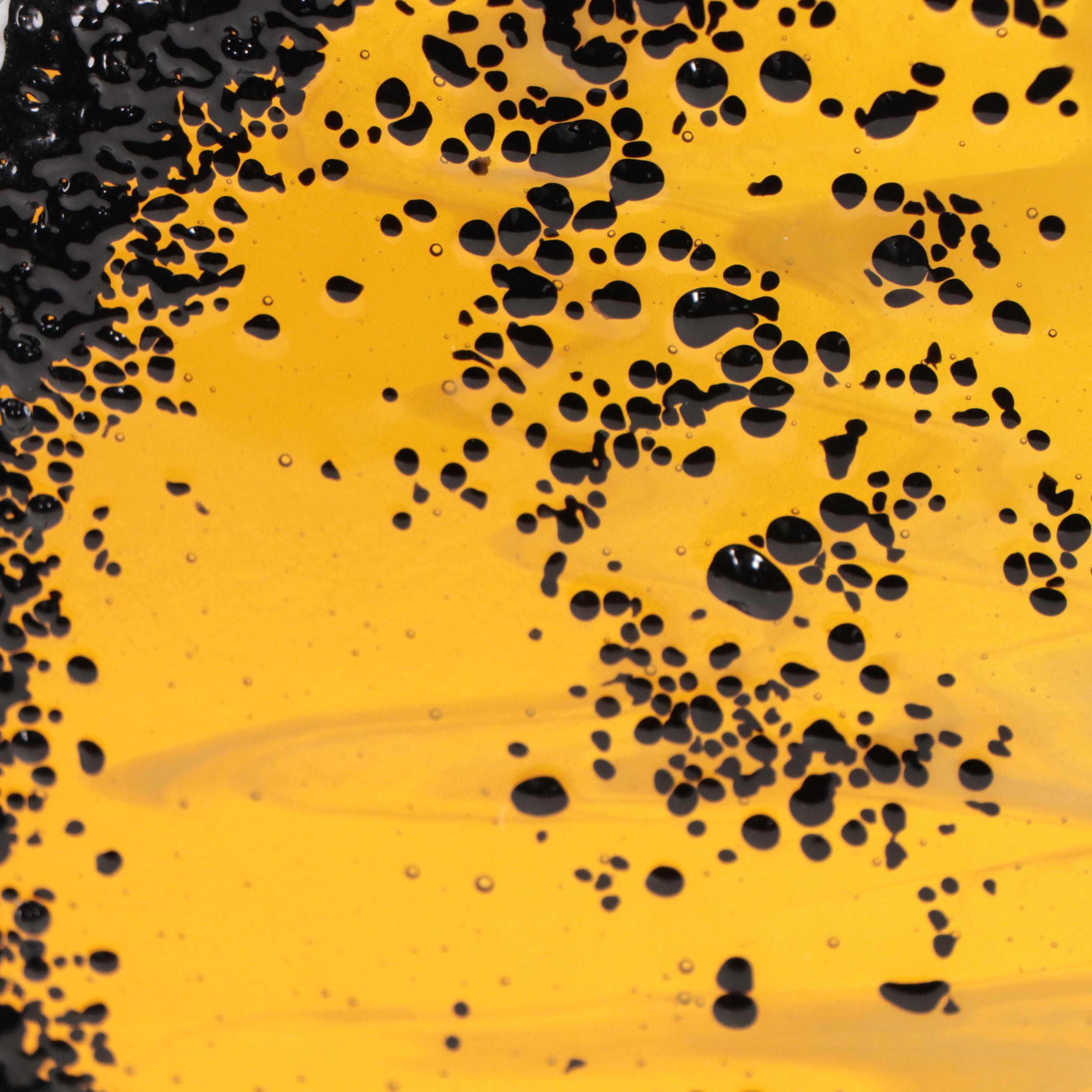 Ann Klem Fused Glass Table Sculpture "Quilt Pattern," 2010