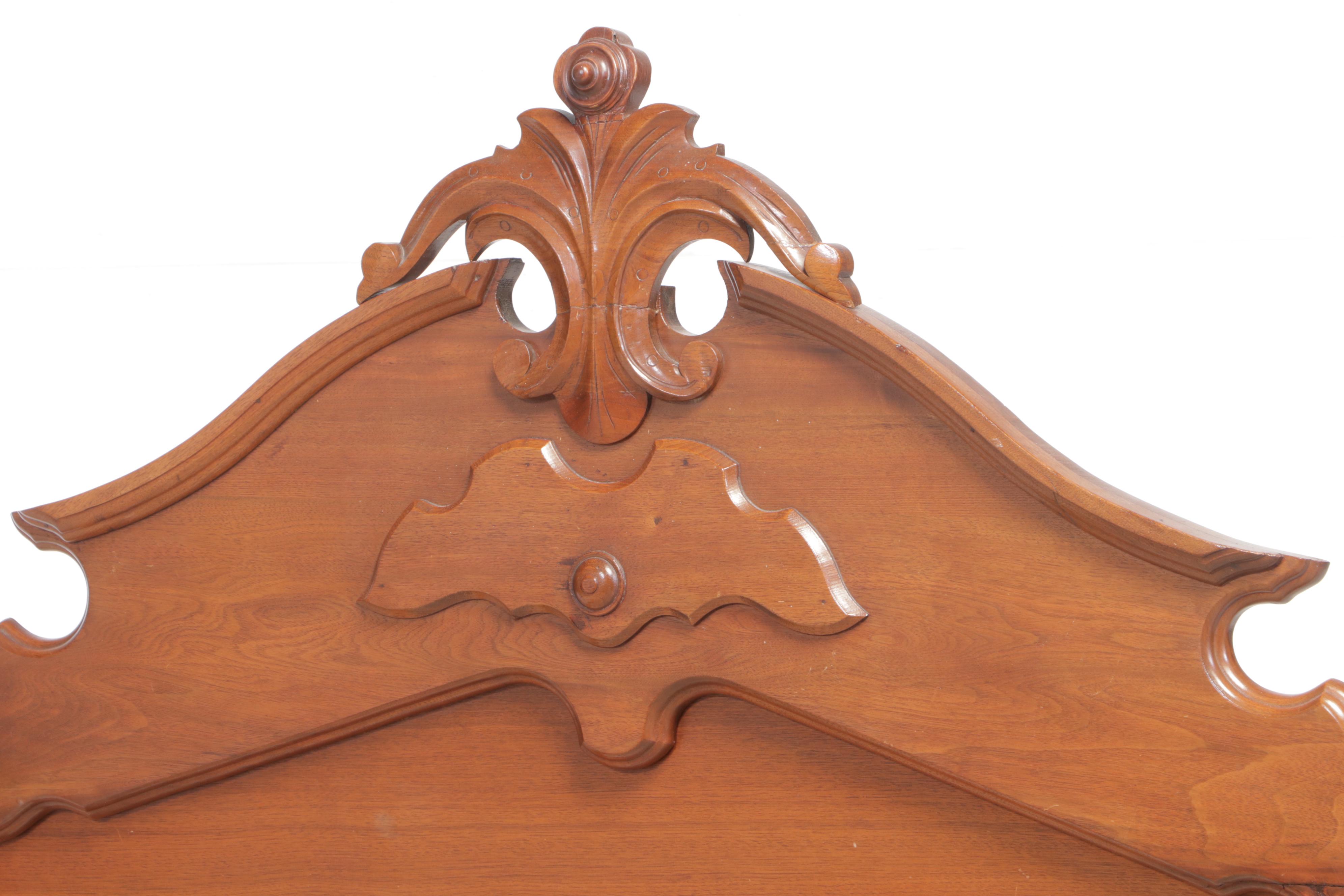 Victorian Walnut Bed Frame, Late 19th Century