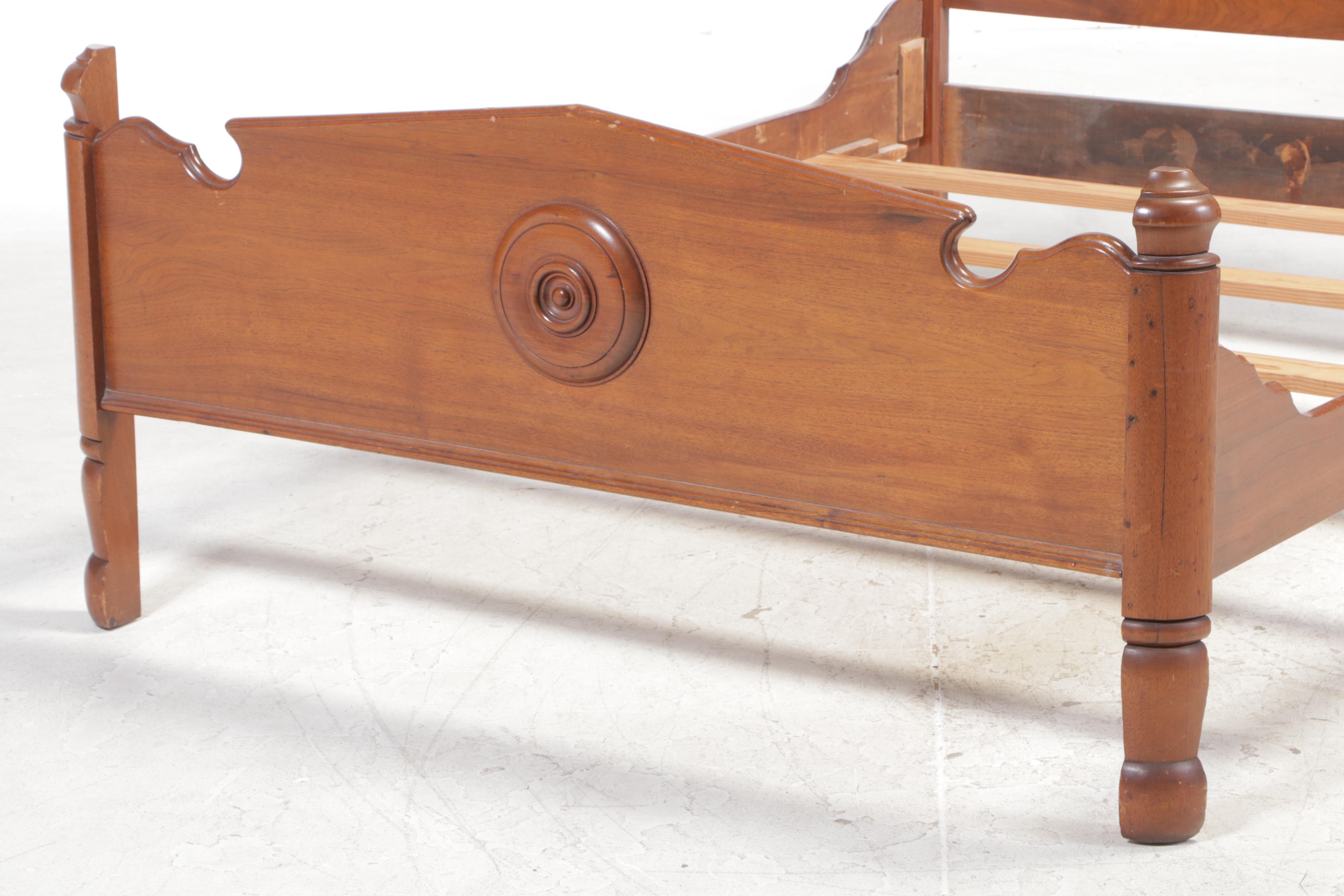 Victorian Walnut Bed Frame, Late 19th Century