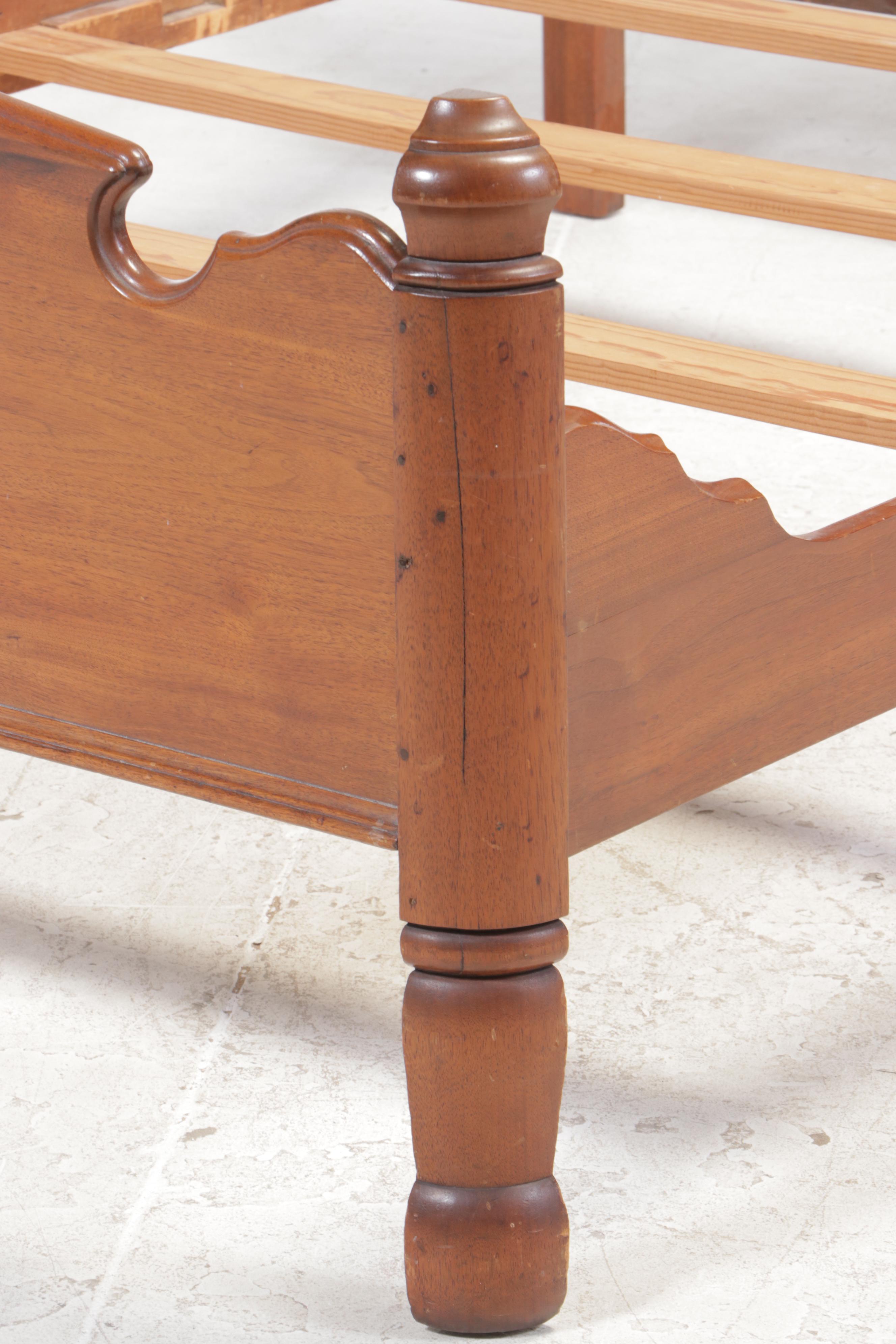 Victorian Walnut Bed Frame, Late 19th Century