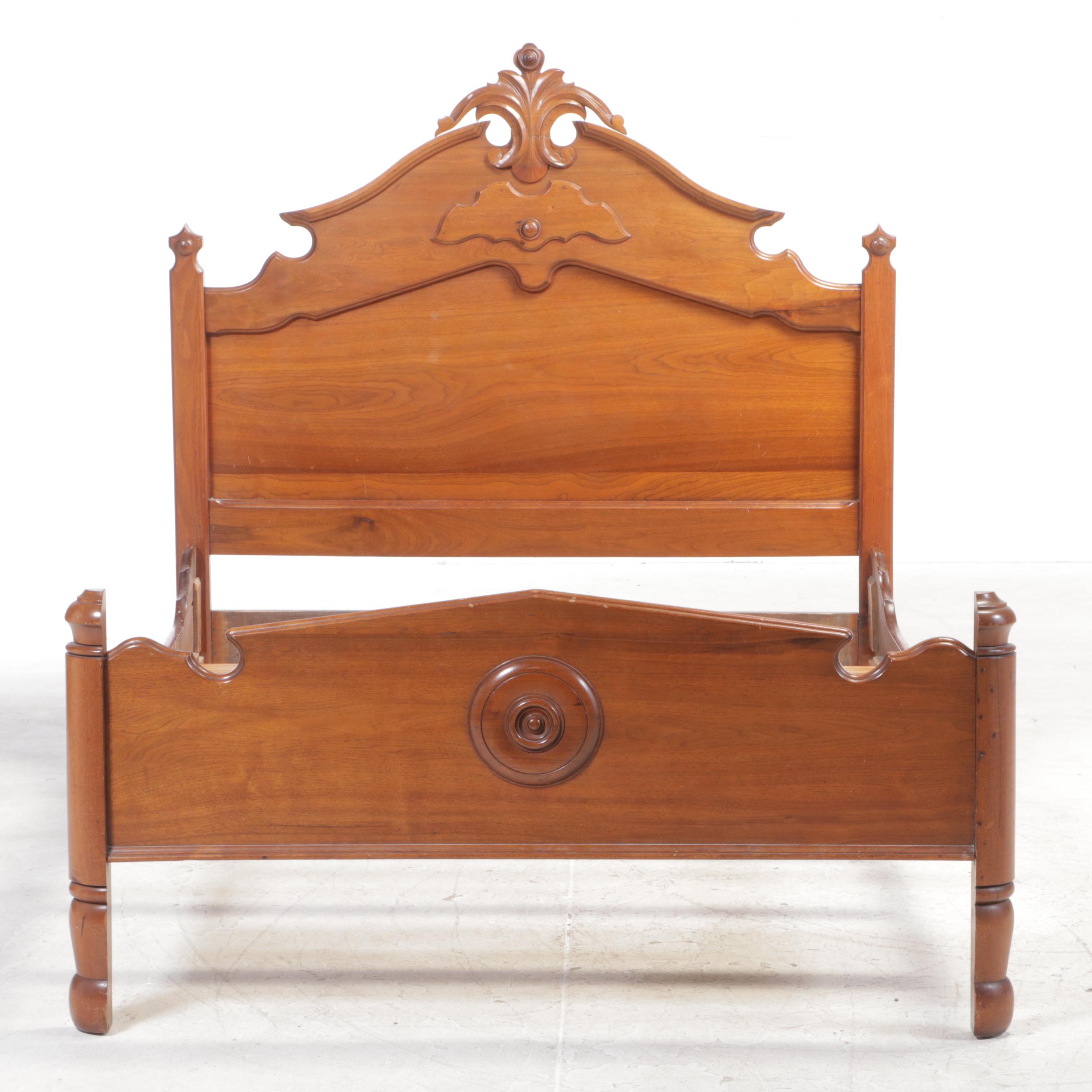 Victorian Walnut Bed Frame, Late 19th Century
