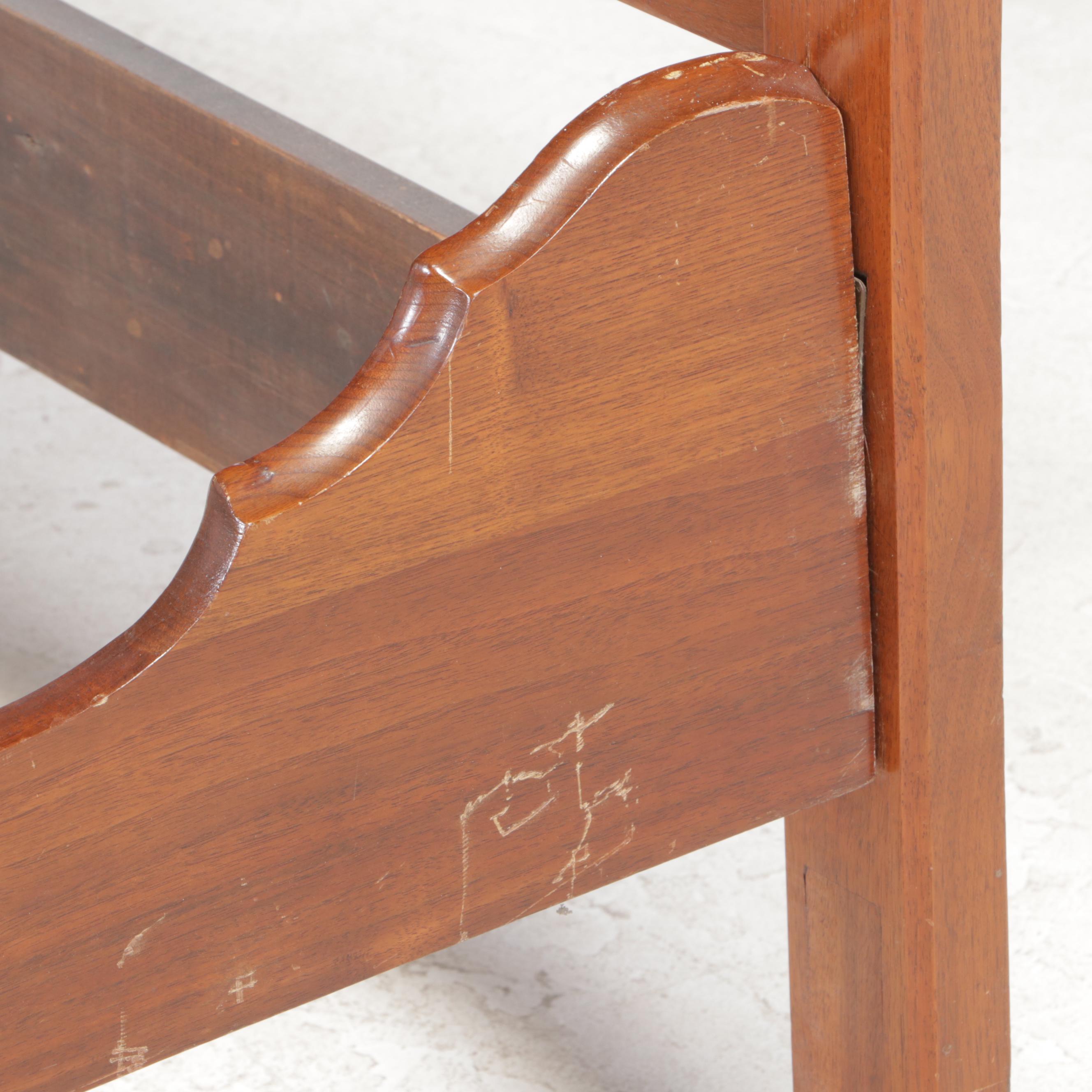 Victorian Walnut Bed Frame, Late 19th Century