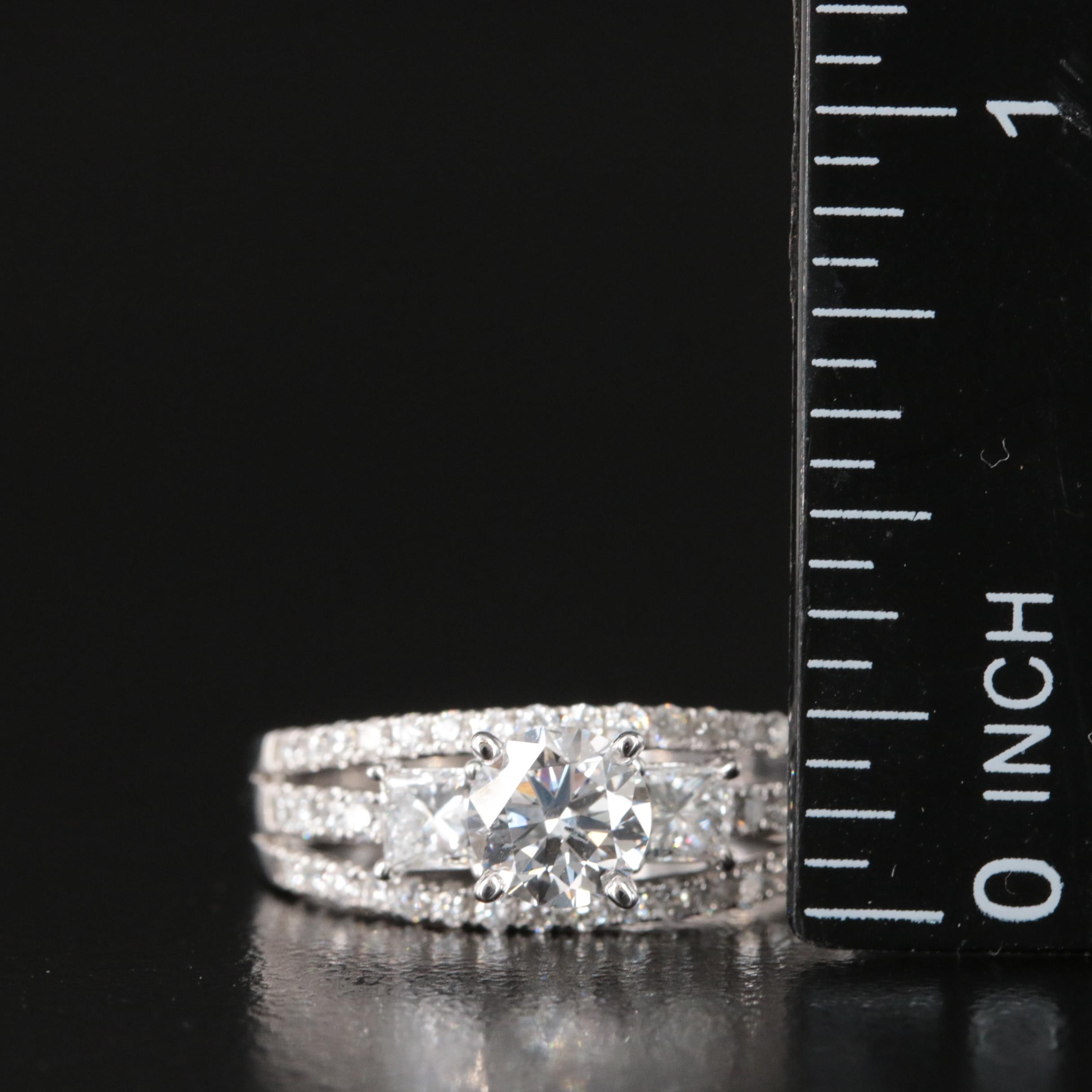 14K 1.47 CTW Lab Grown Diamond Ring