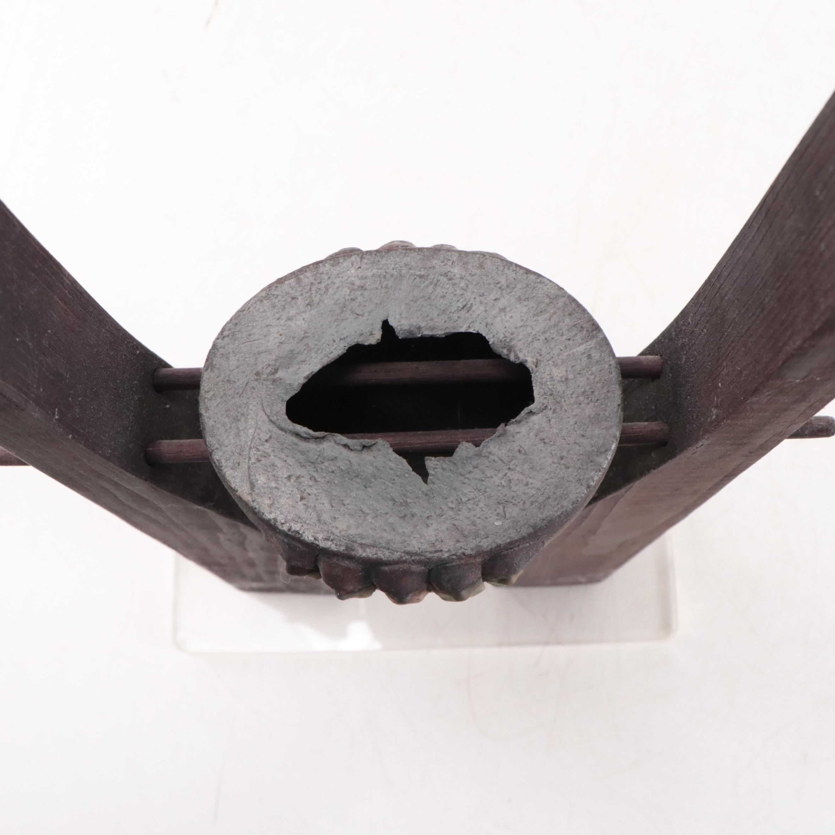 Phile Mundt Raku Ceramic Sculpture