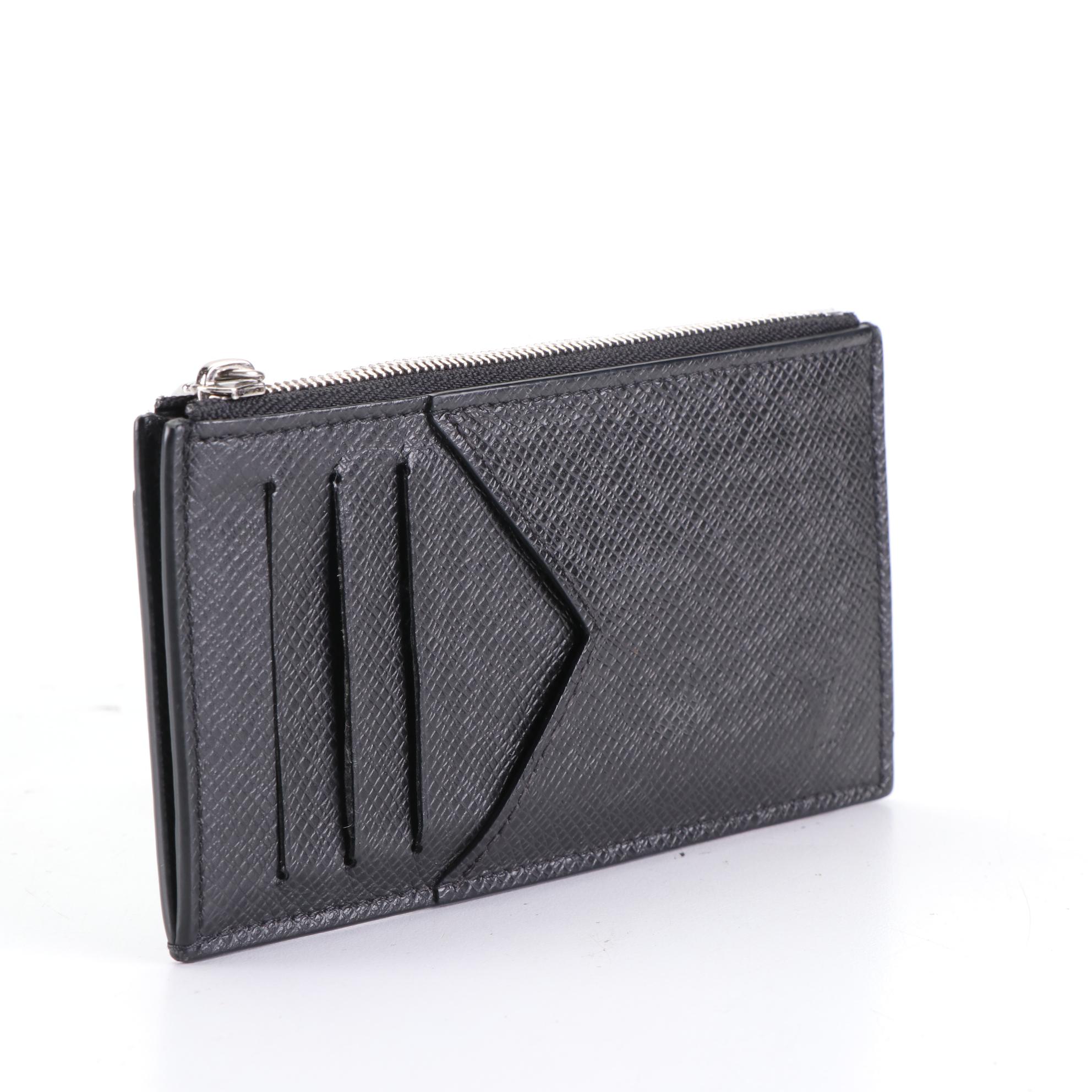 Louis Vuitton Card Holder/Coin Purse in Taïga Leather