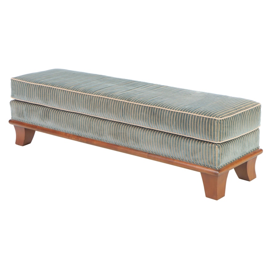 Interior Crafts Inc. Custom-Upholstered Hardwood Bench