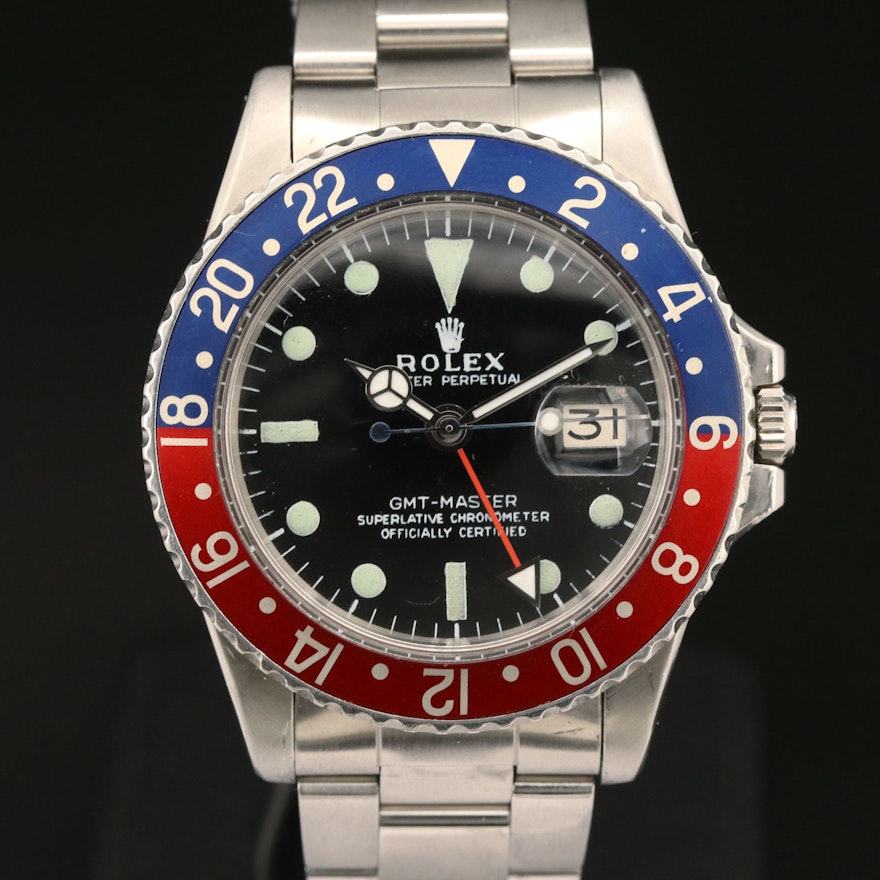 1965 Rolex GMT Master Wristwatch
