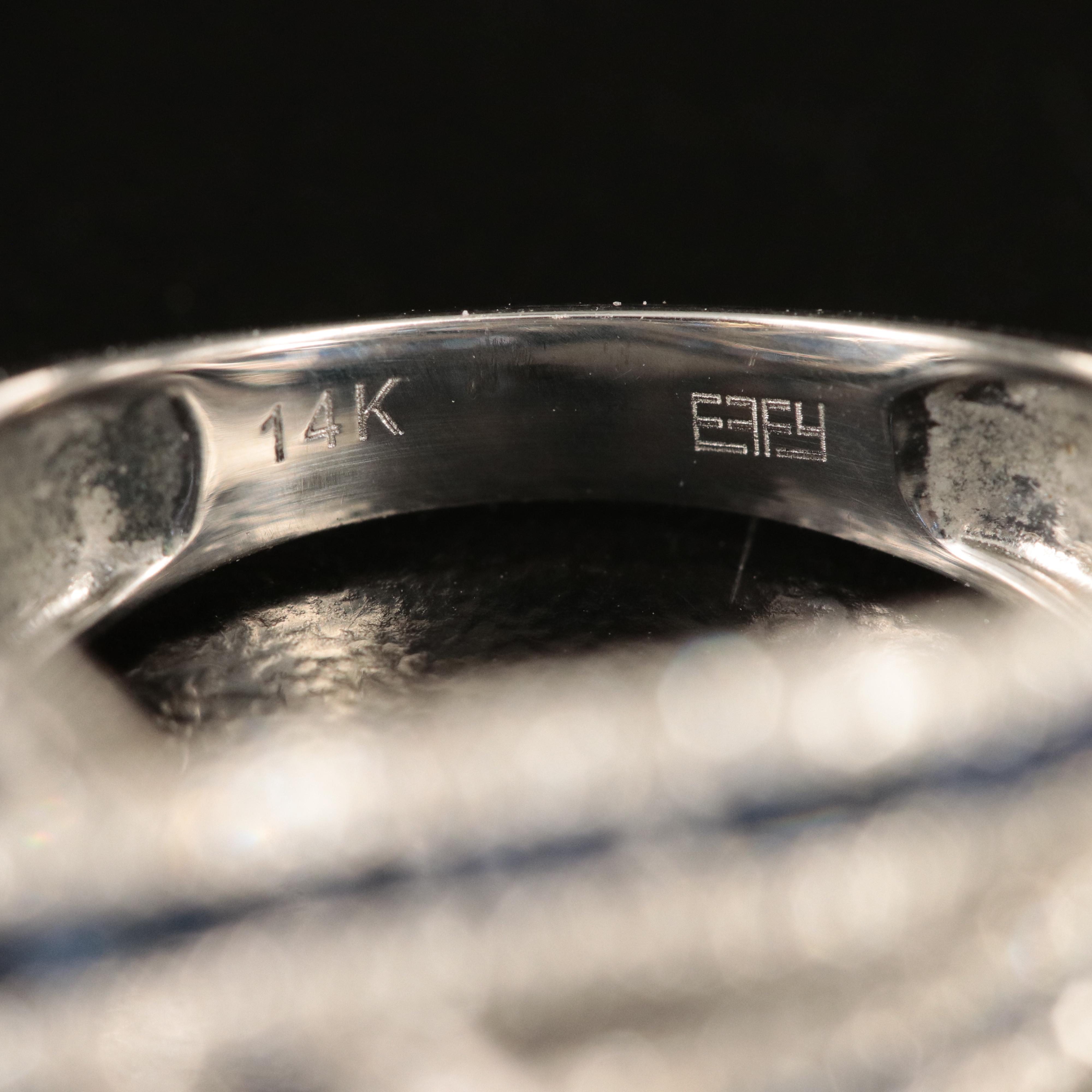 EFFY 14K Sapphire and Diamond Crossover Ring