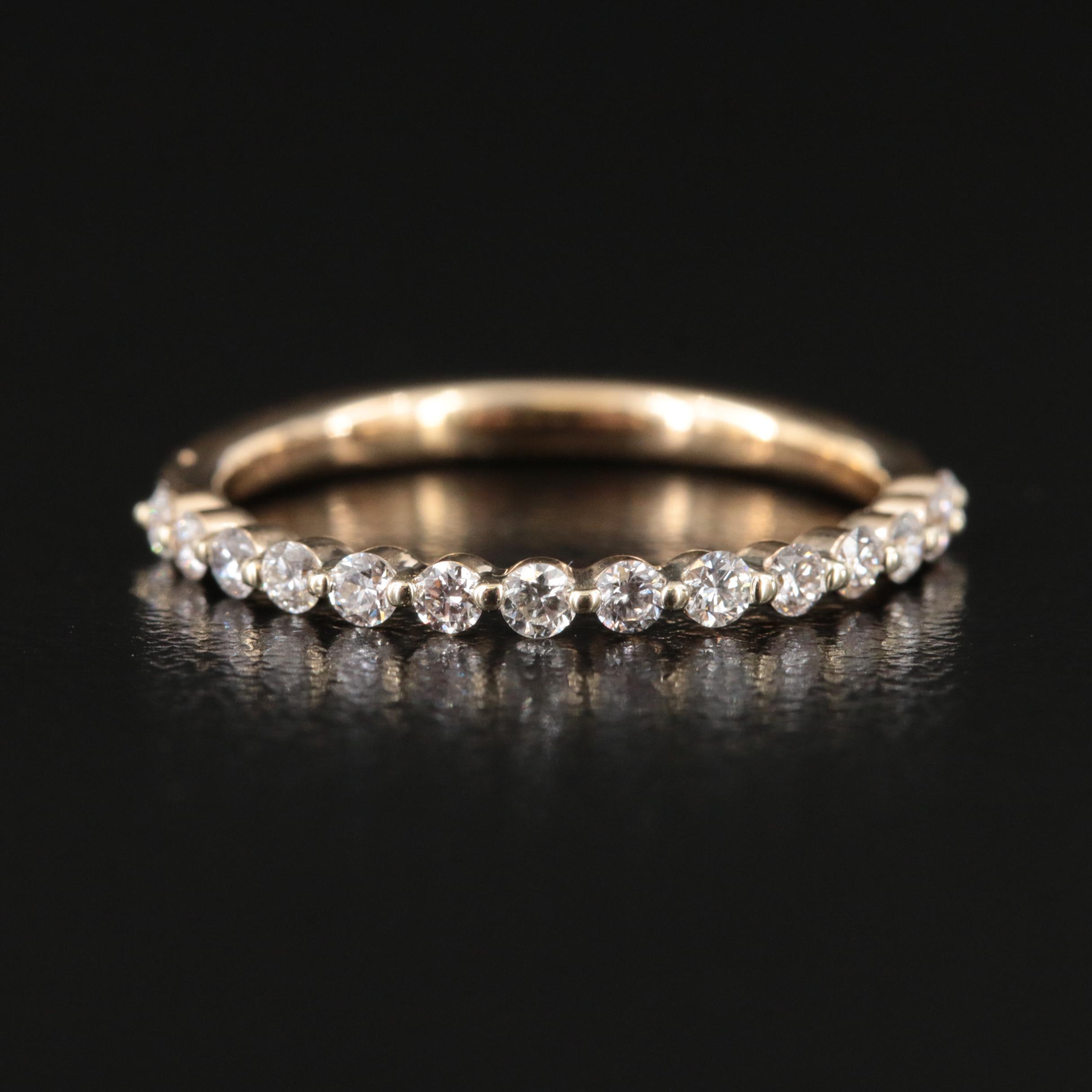14K 0.28 CTW Diamond Band