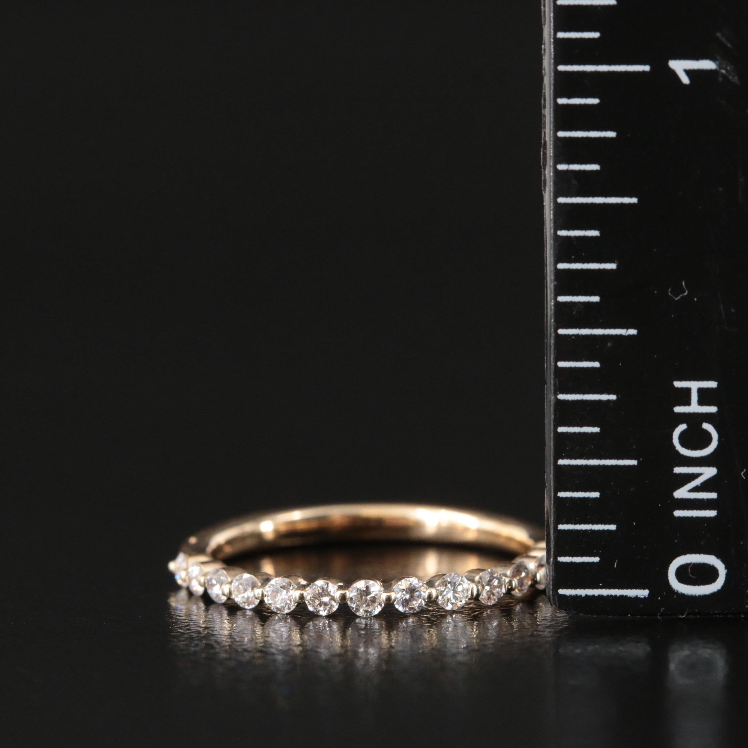 14K 0.28 CTW Diamond Band