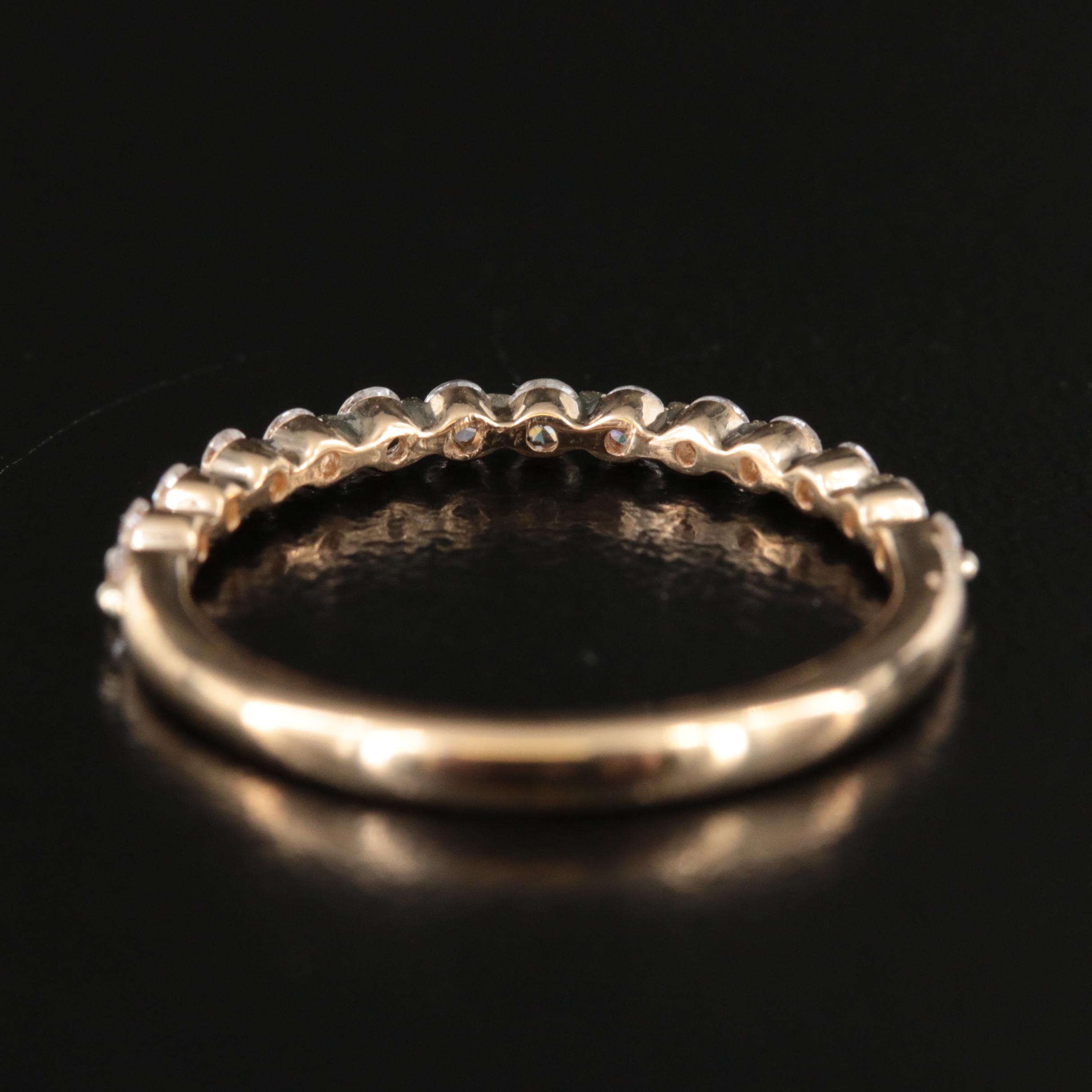 14K 0.28 CTW Diamond Band