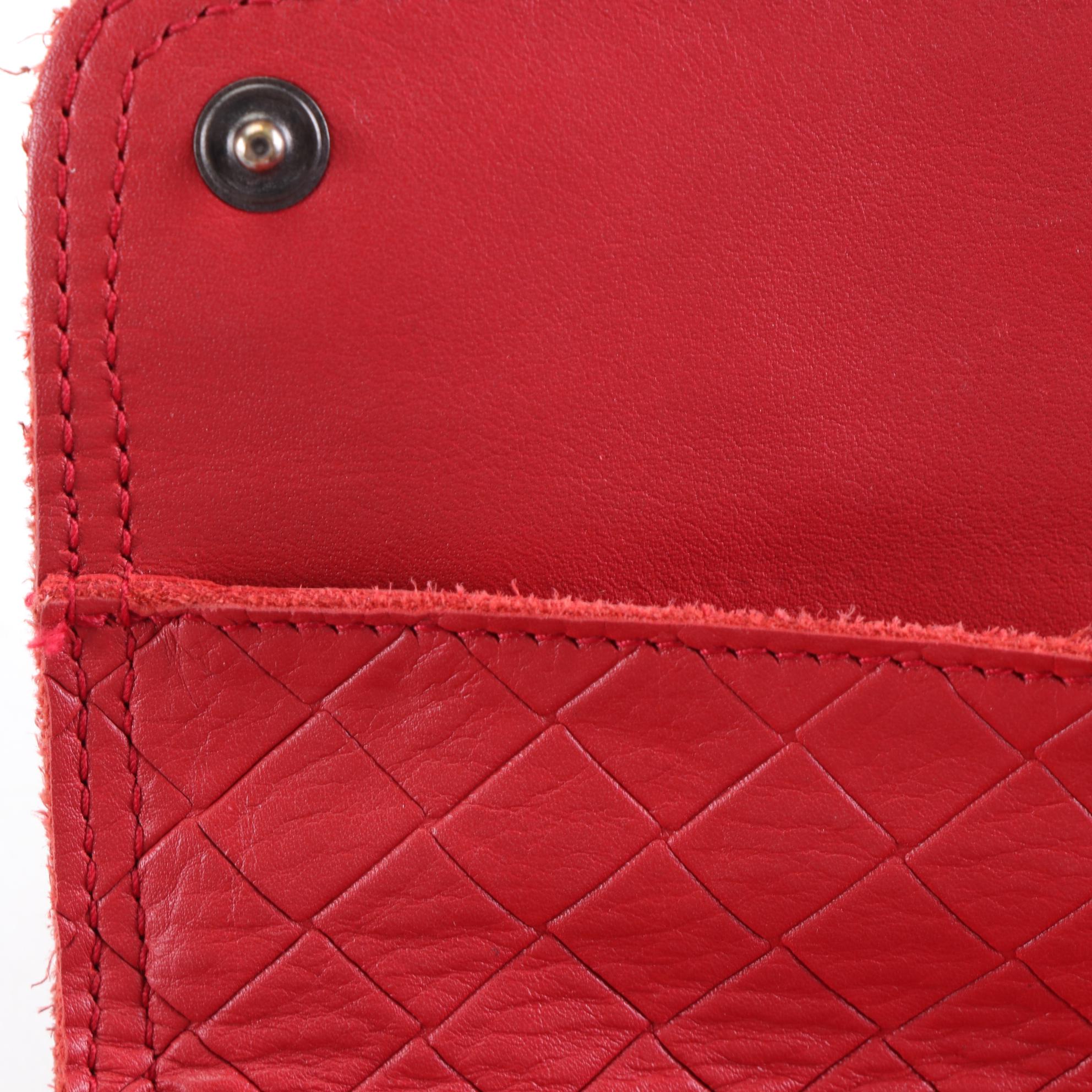 Bottega Veneta Clutch Crossbody Bag in Intrecciomirage Nappa Leather