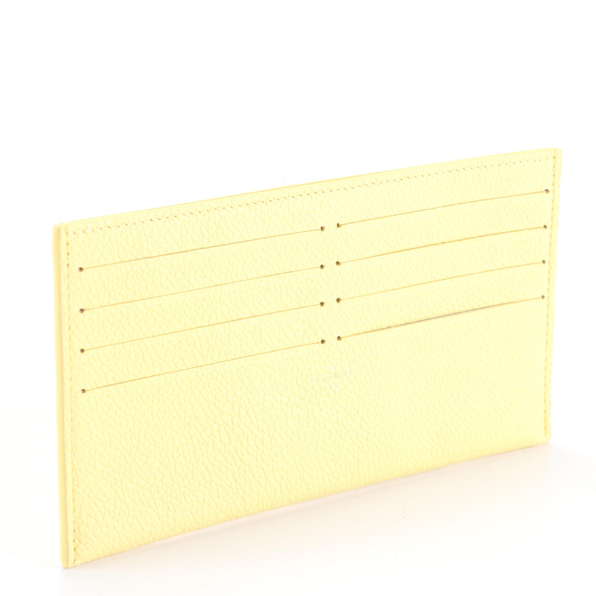 Louis Vuitton Félicie Pochette Card Holder Insert in Grained Leather