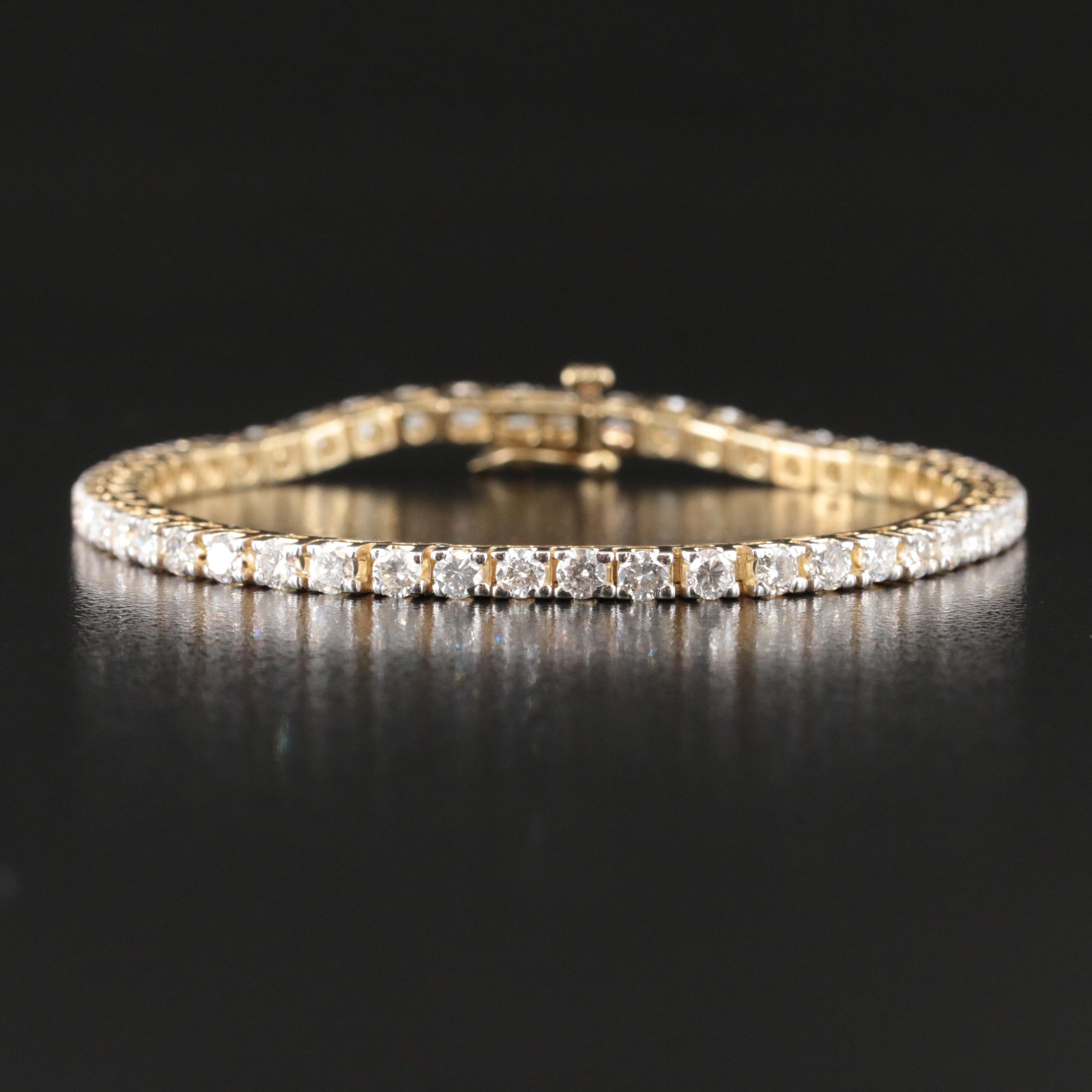 14K 4.98 CTW Diamond Bracelet