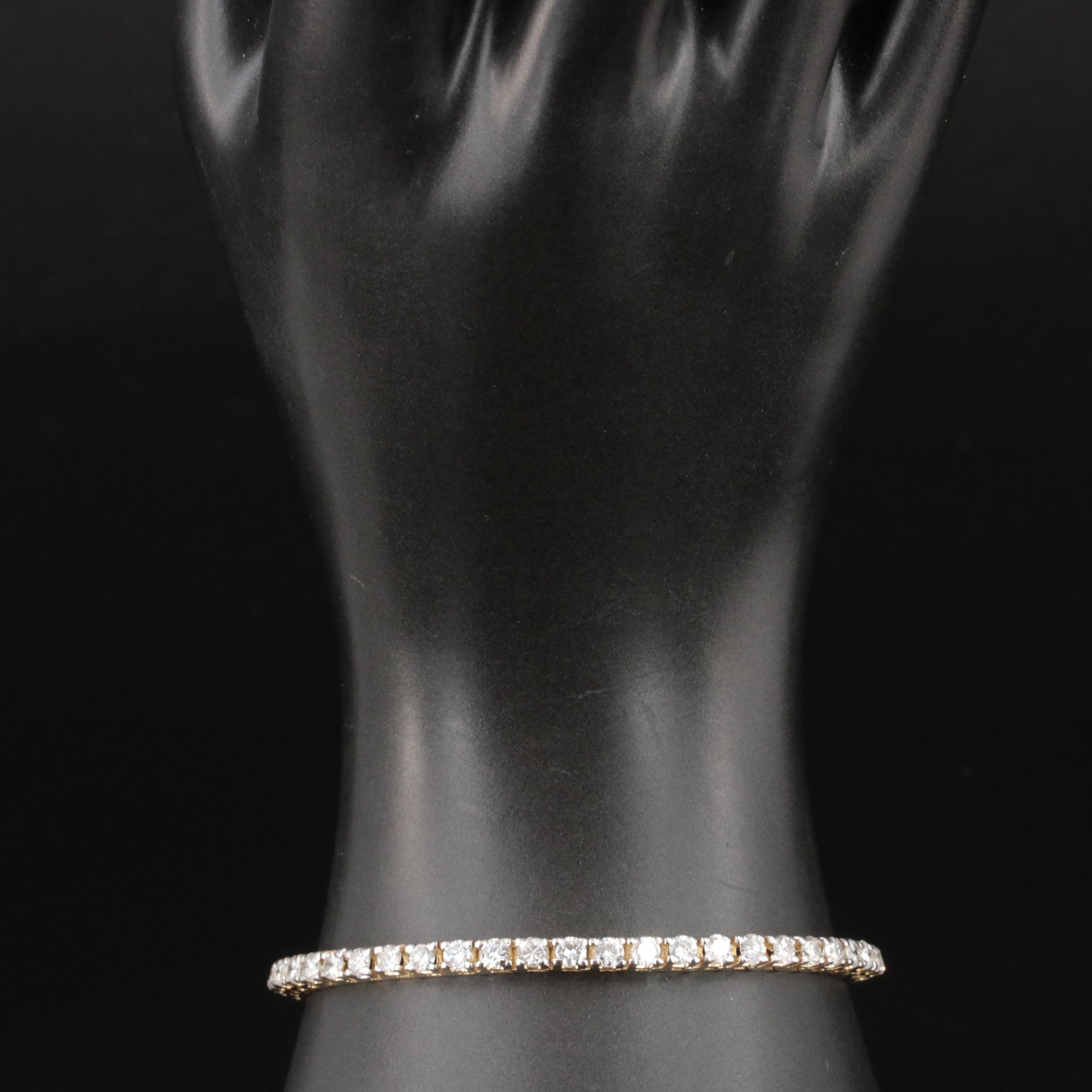 14K 4.98 CTW Diamond Bracelet