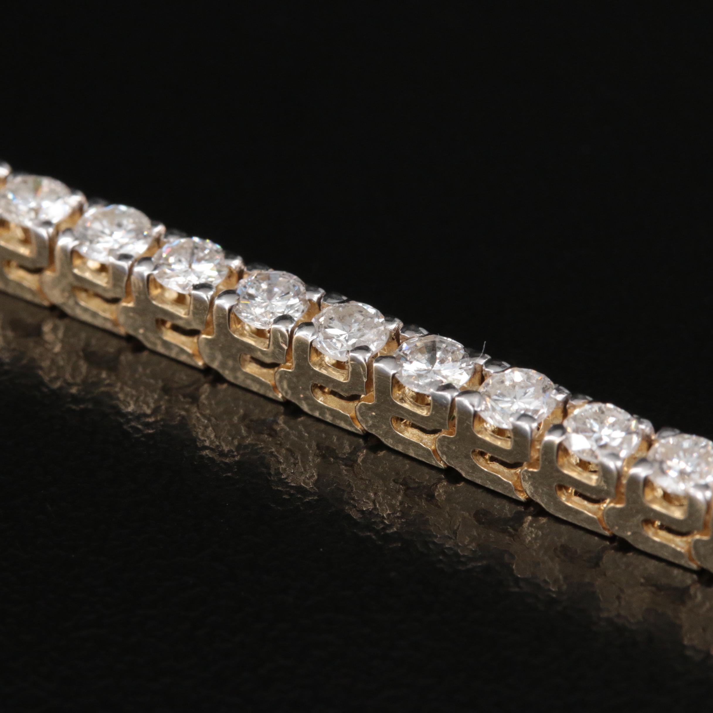 14K 4.98 CTW Diamond Bracelet