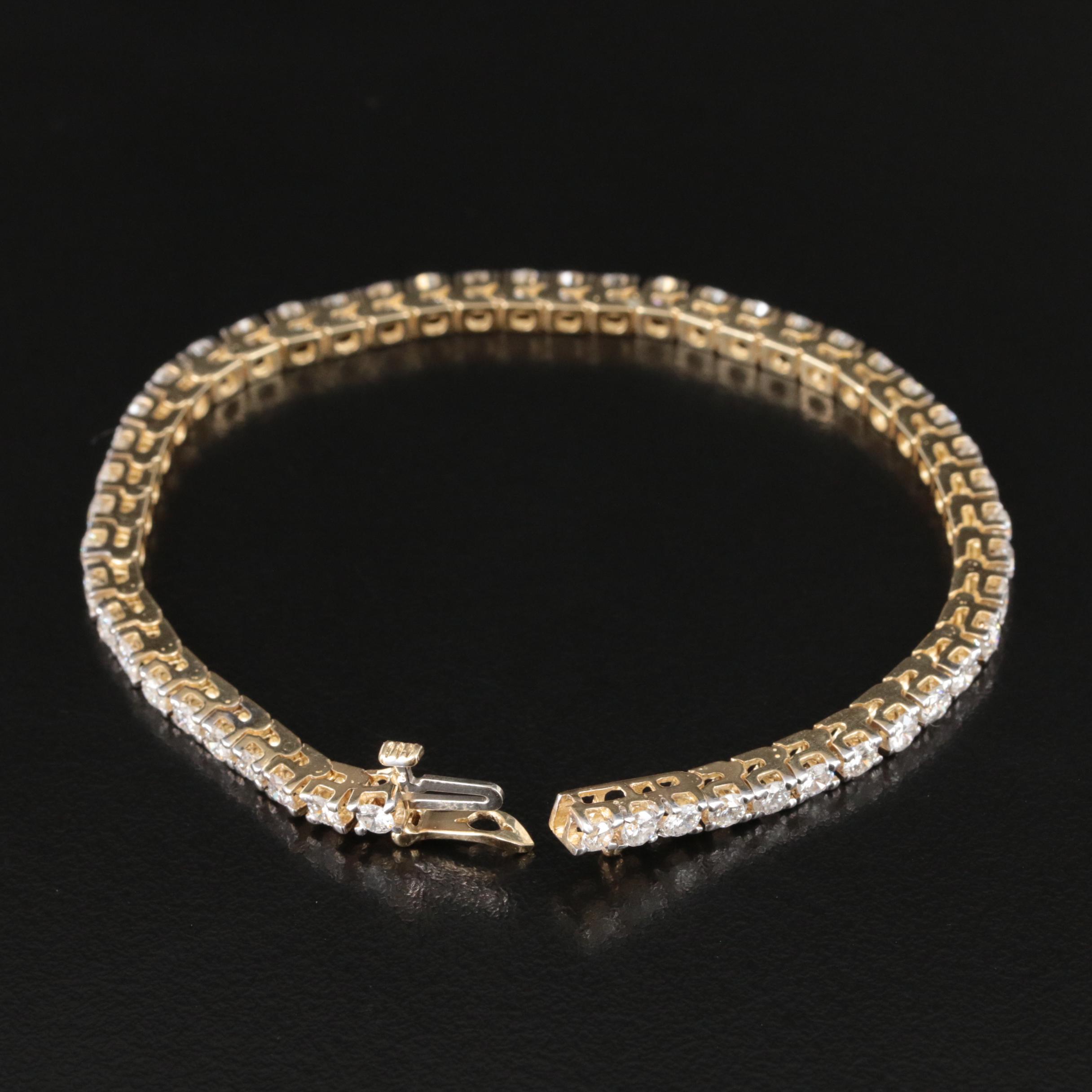 14K 4.98 CTW Diamond Bracelet