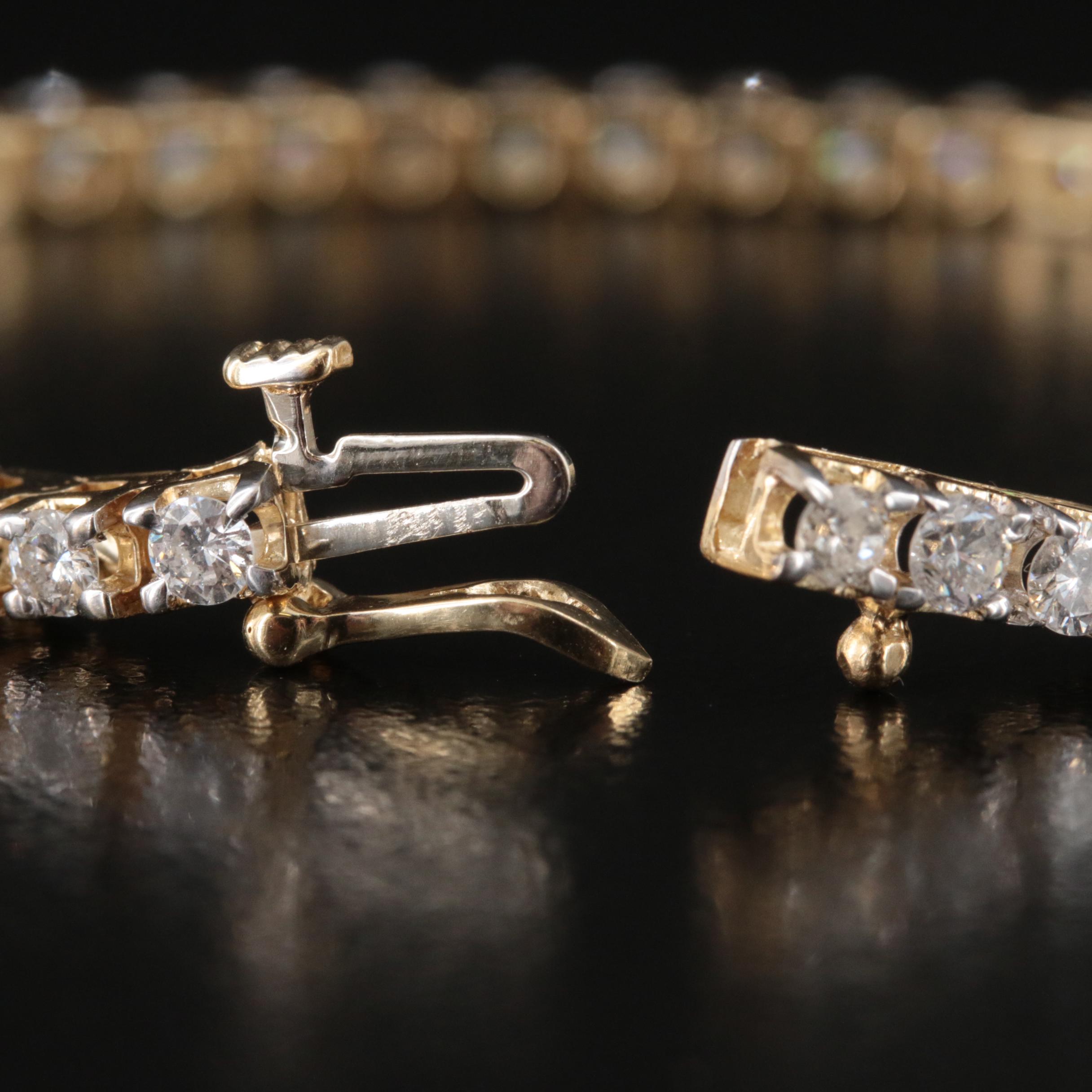 14K 4.98 CTW Diamond Bracelet
