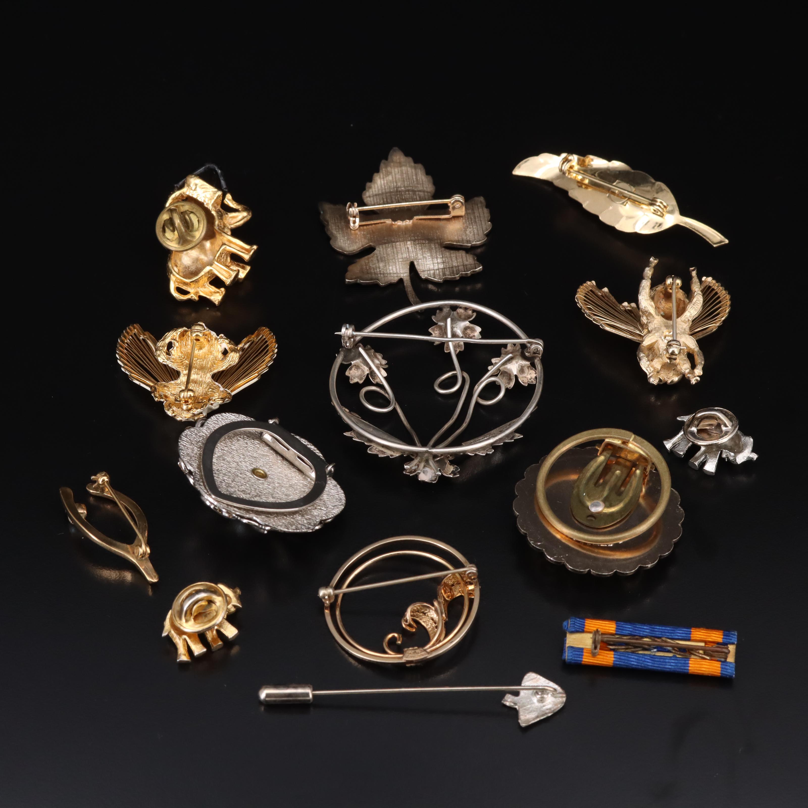 Sterling, Pearl and Bee Brooches Featured in Vintage Jewelry Collection