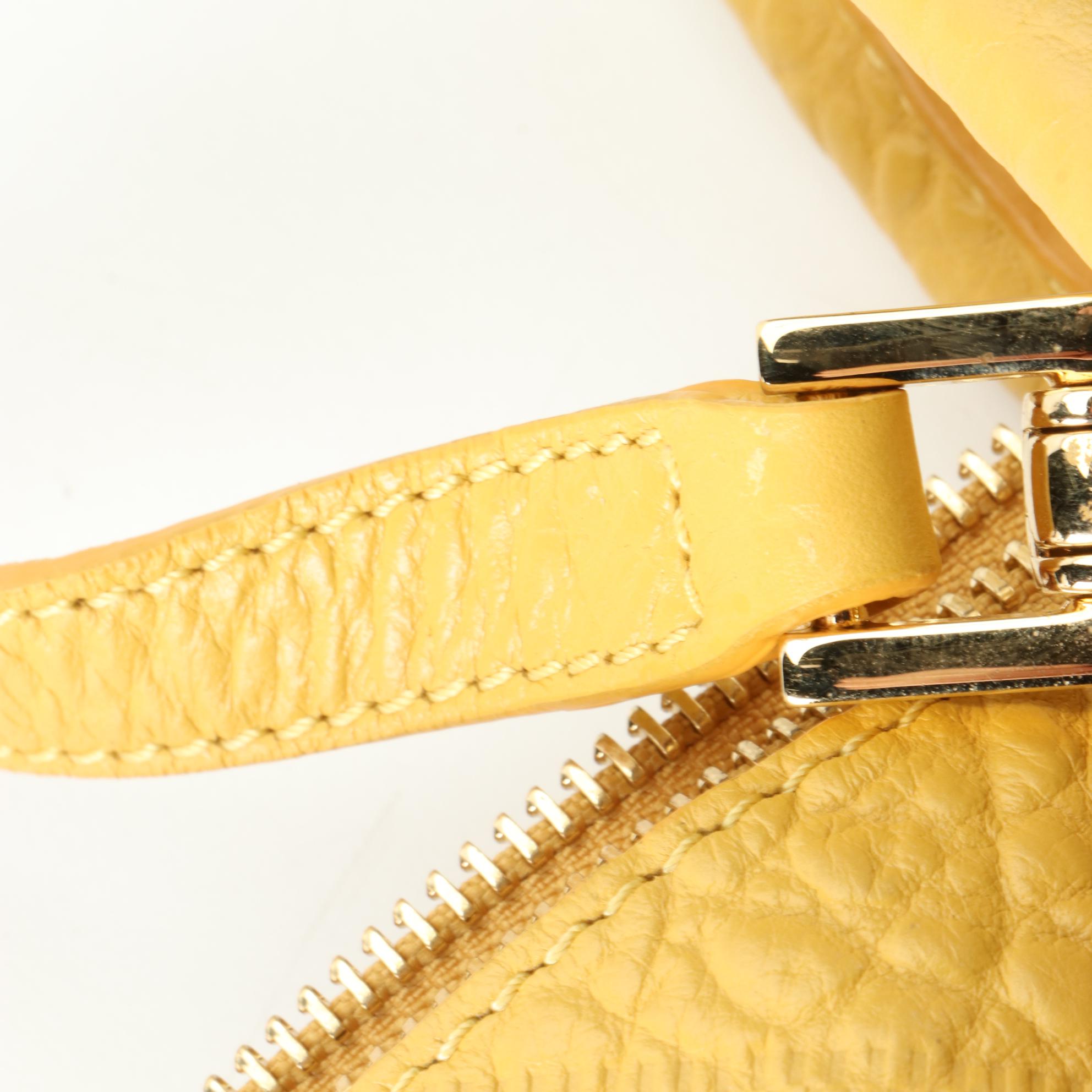 Burberry Dewsbury Two-Way Tote in Check Embossed Leather