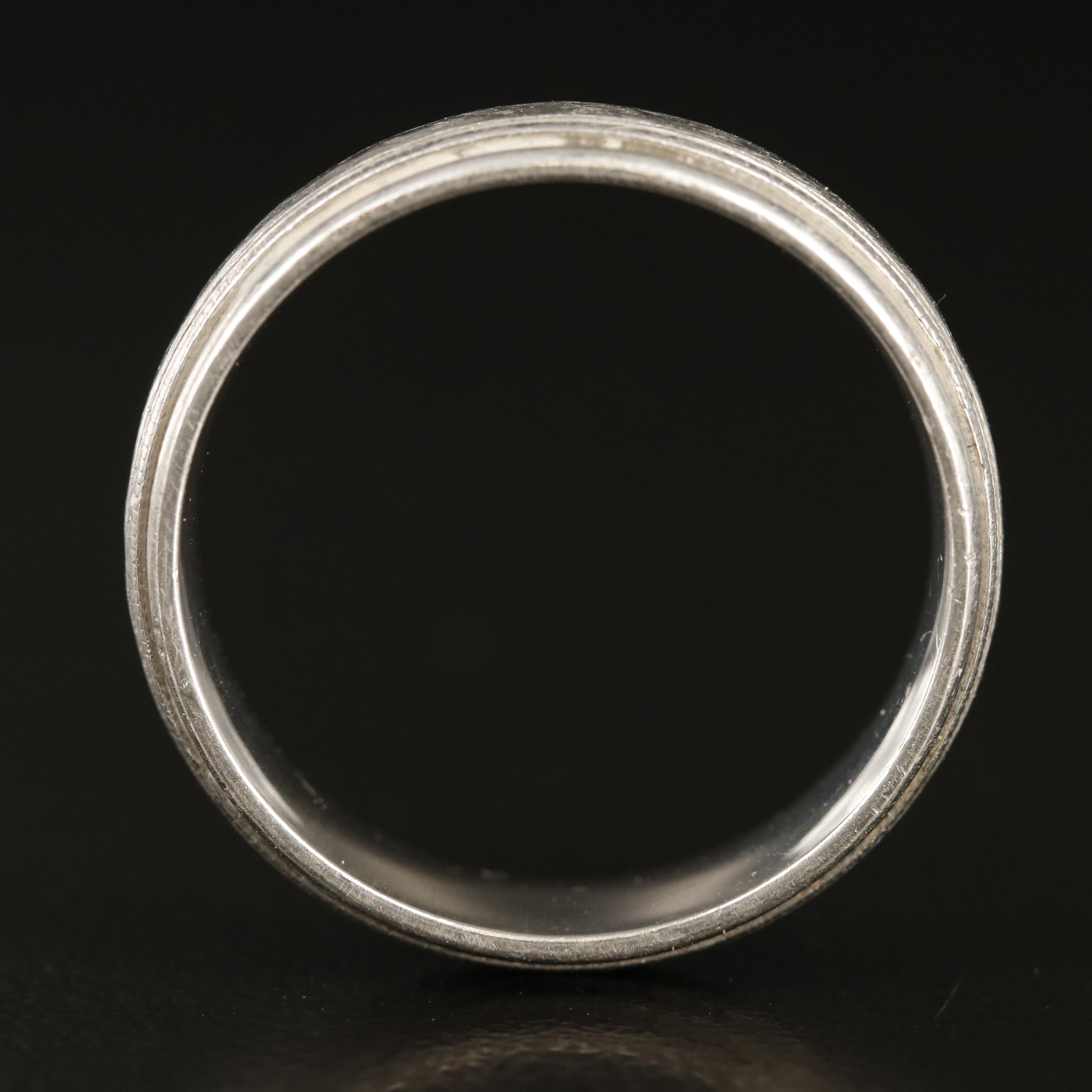 Platinum Hammered Band