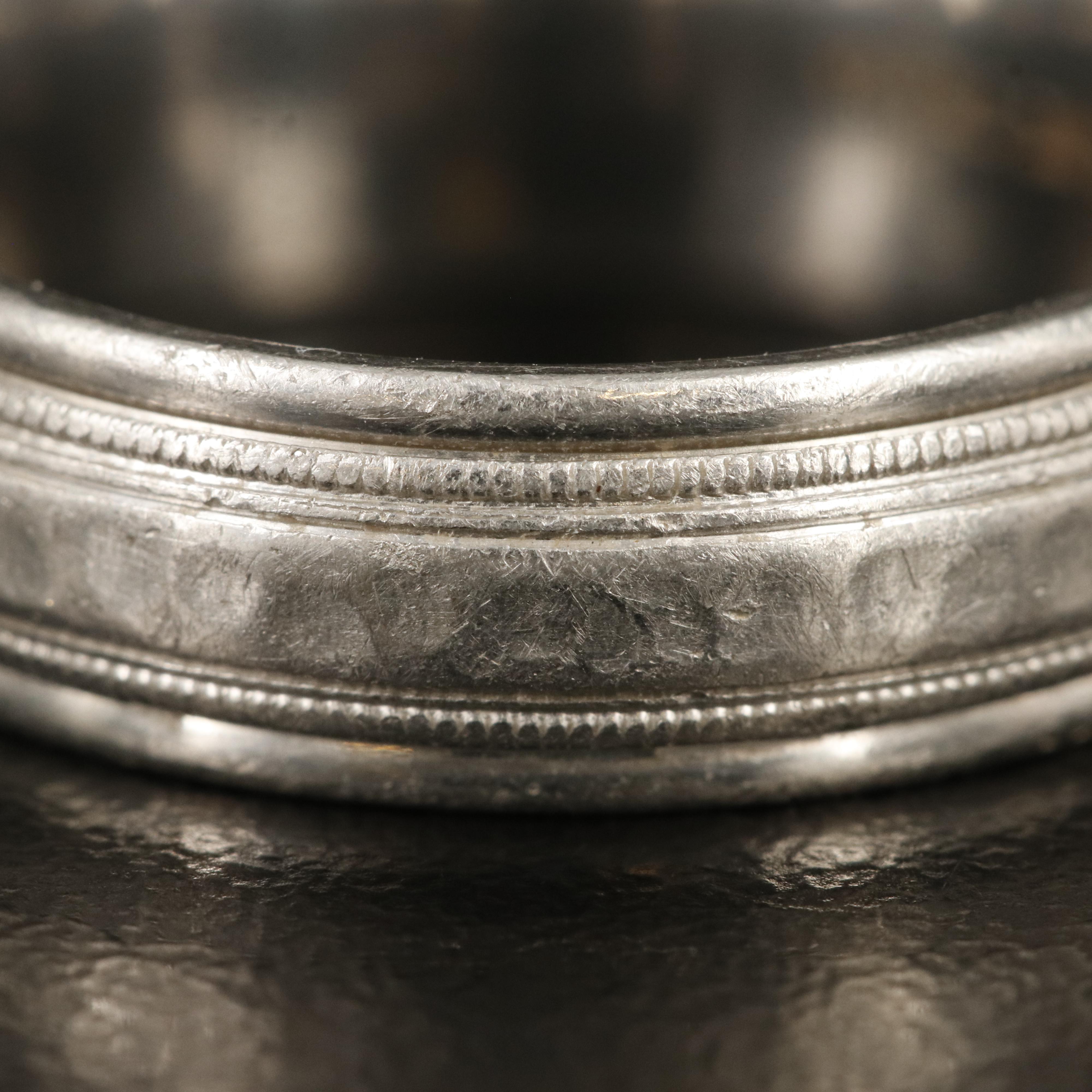 Platinum Hammered Band