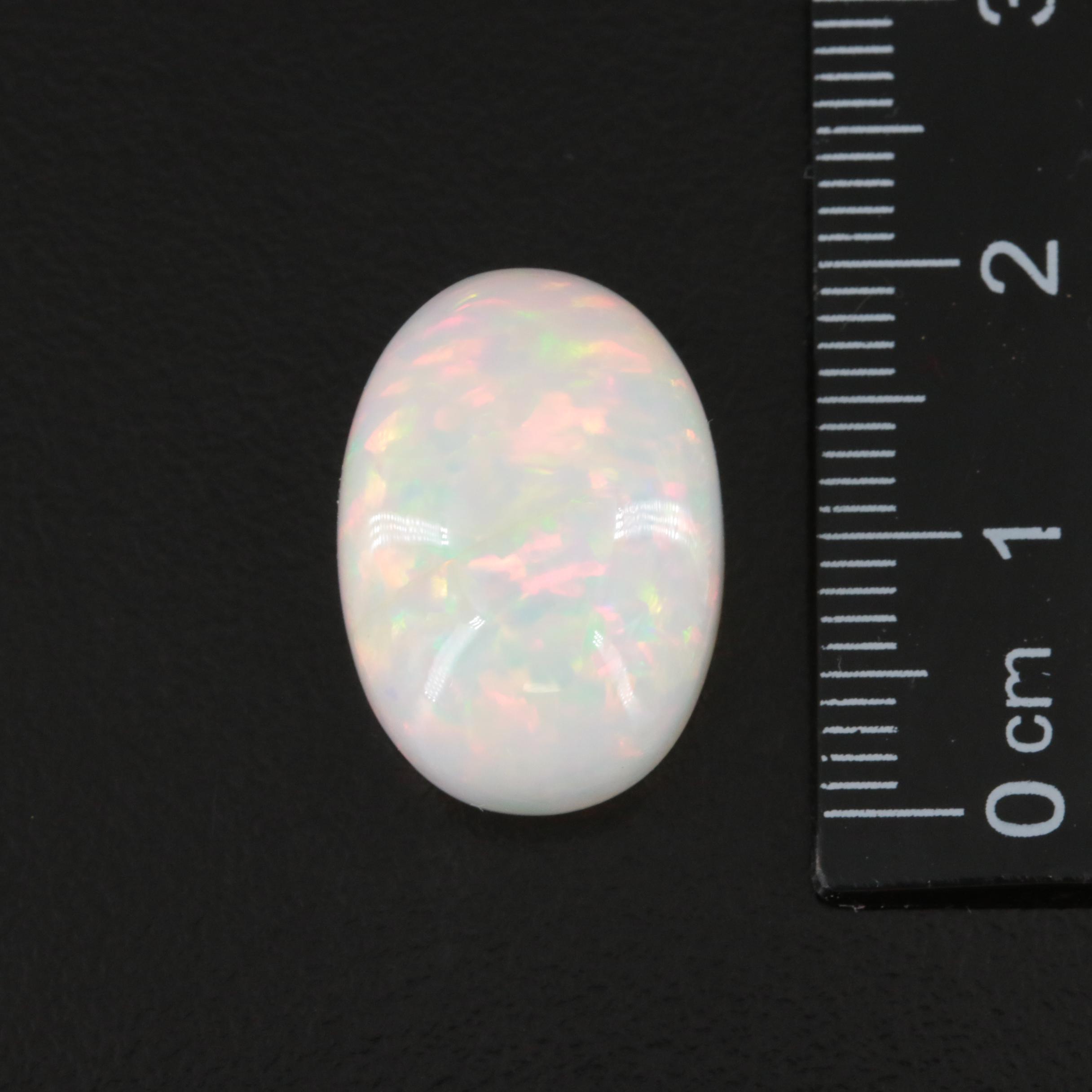 Loose 14.13 CT Oval Opal Cabochon