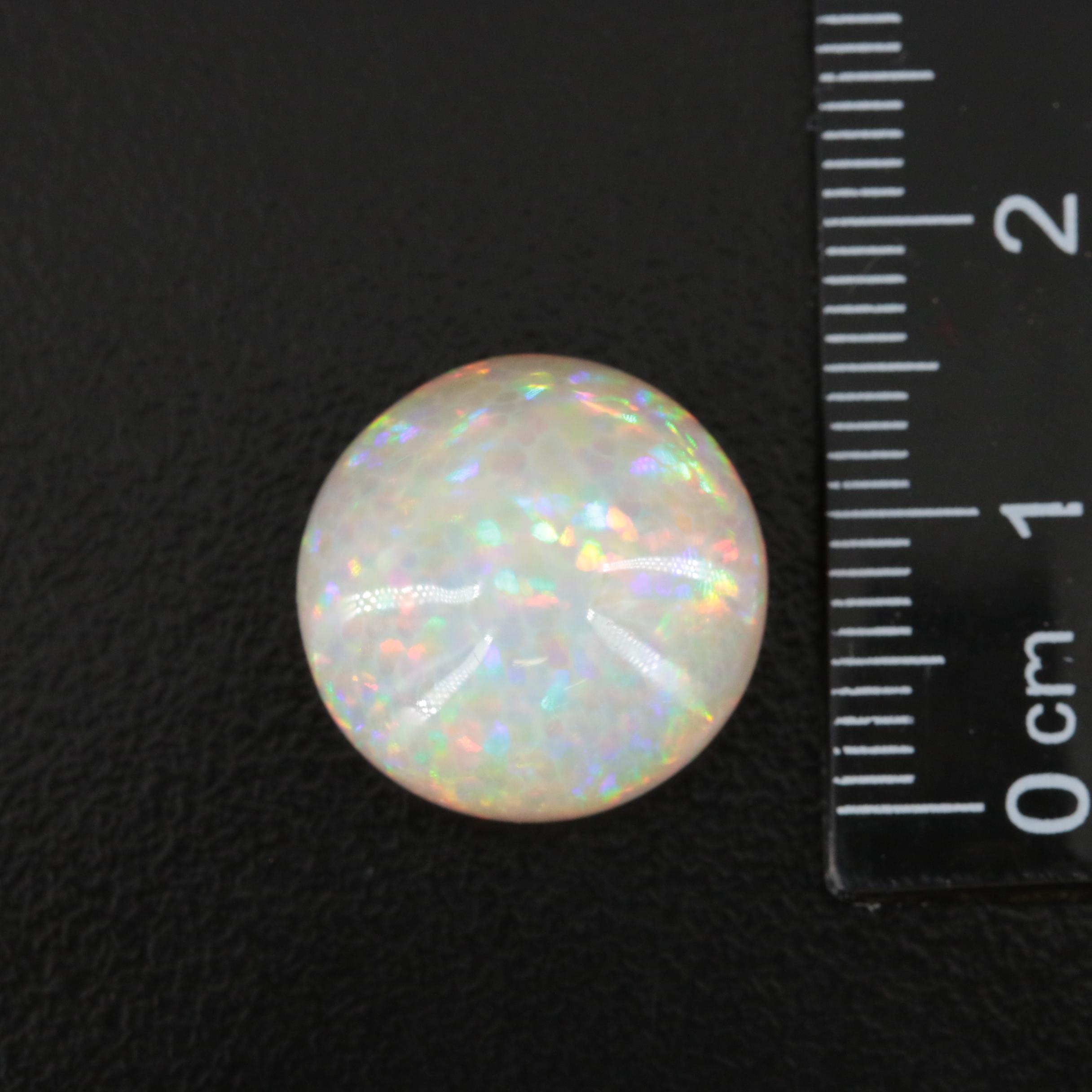 Loose 9.77 CT Round Opal Cabochon