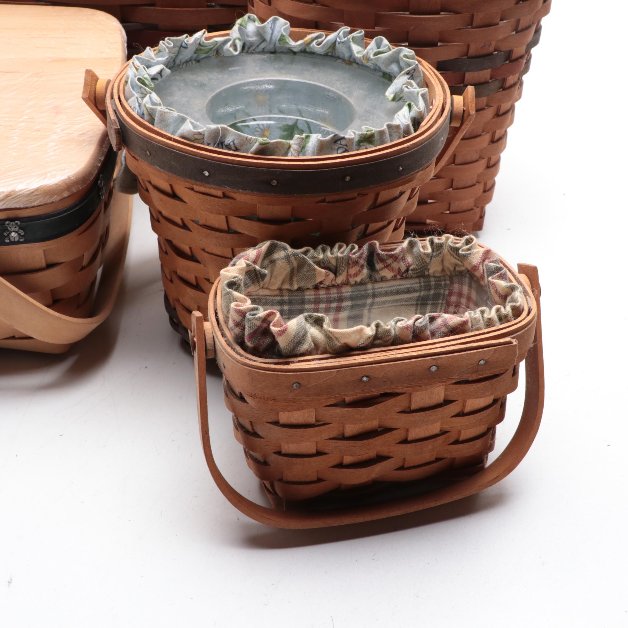 Boyds Bear Festival Basket With Longaberger Basket Collection