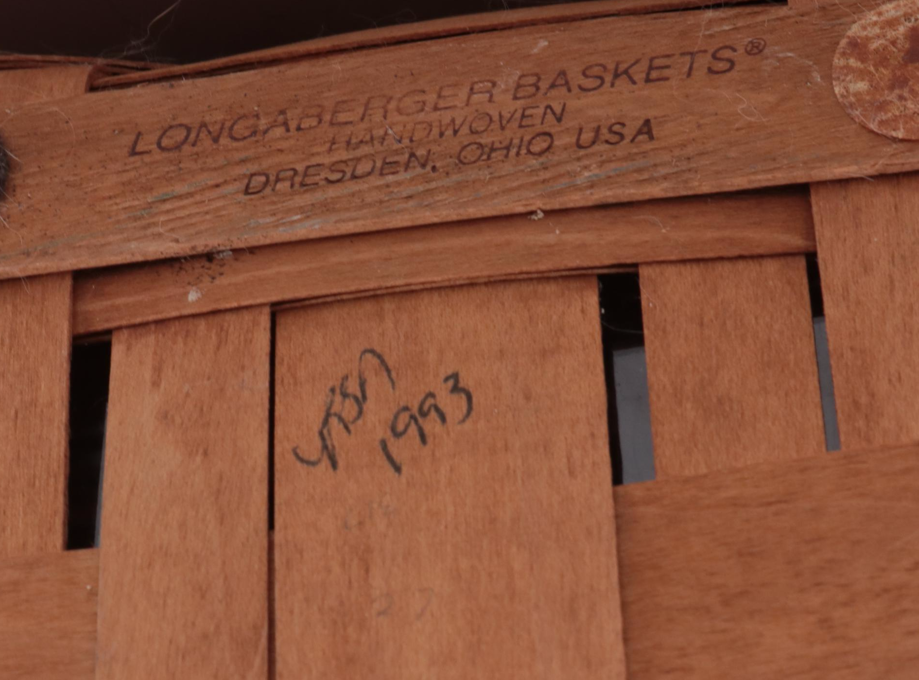 Boyds Bear Festival Basket With Longaberger Basket Collection