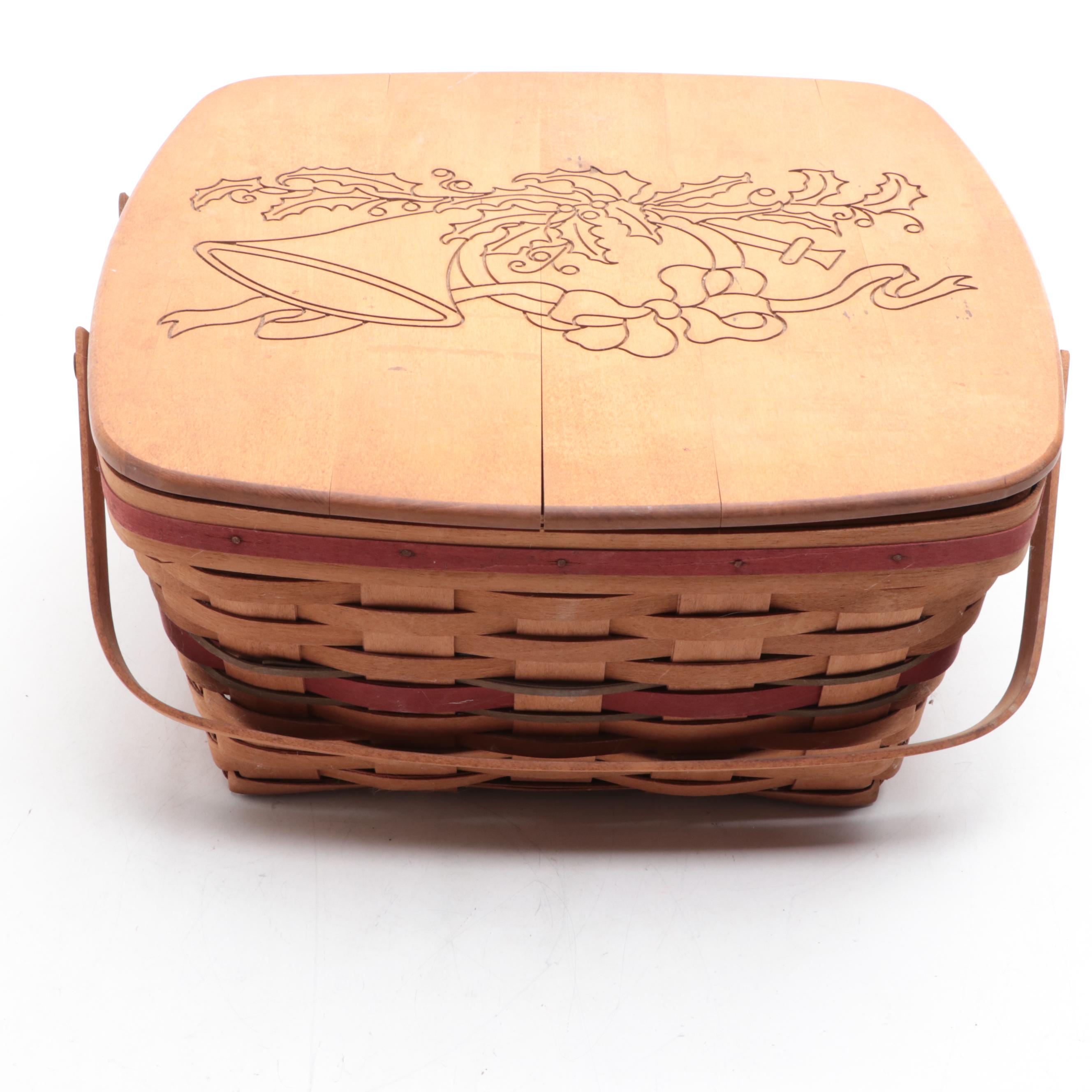 Boyds Bear Festival Basket With Longaberger Basket Collection