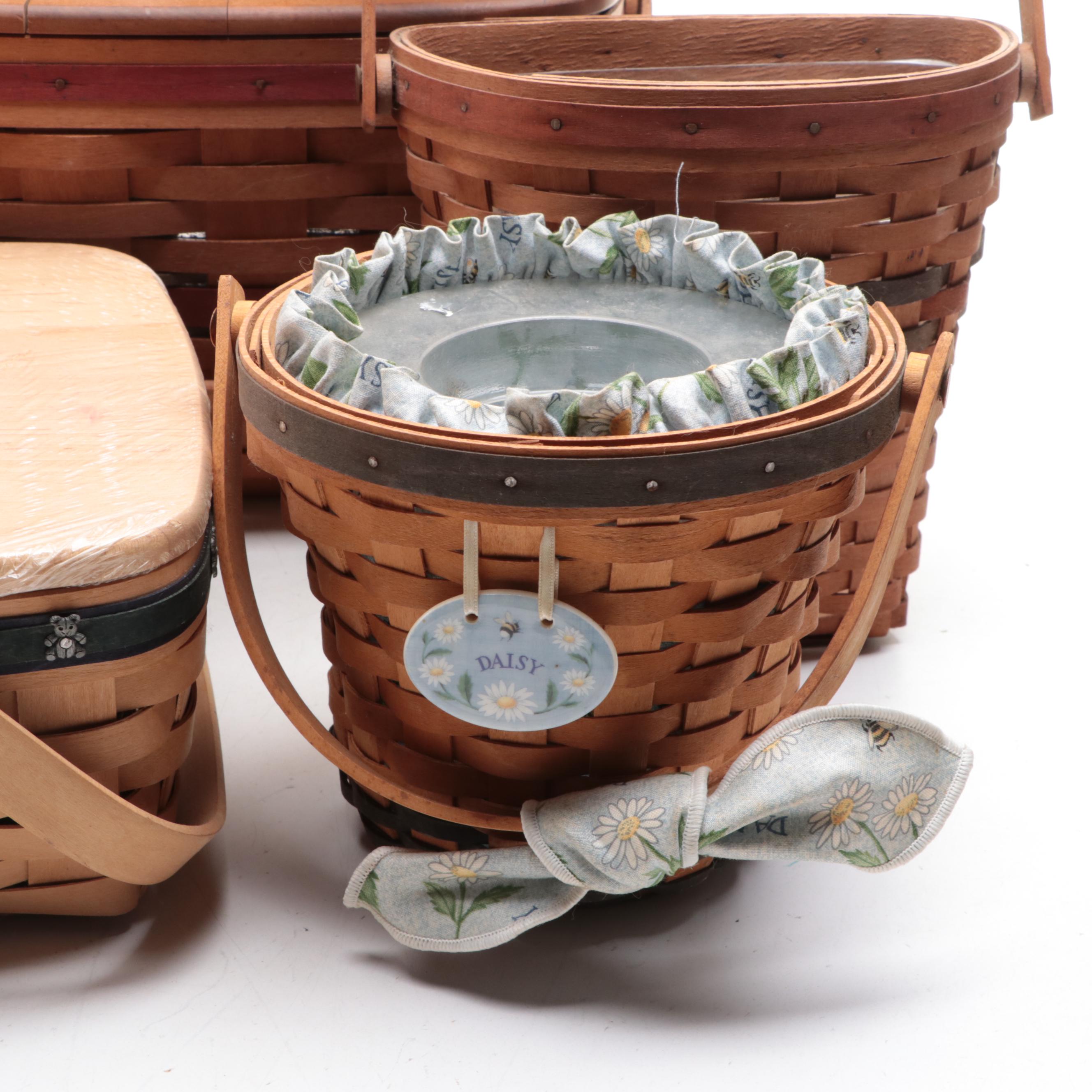 Boyds Bear Festival Basket With Longaberger Basket Collection