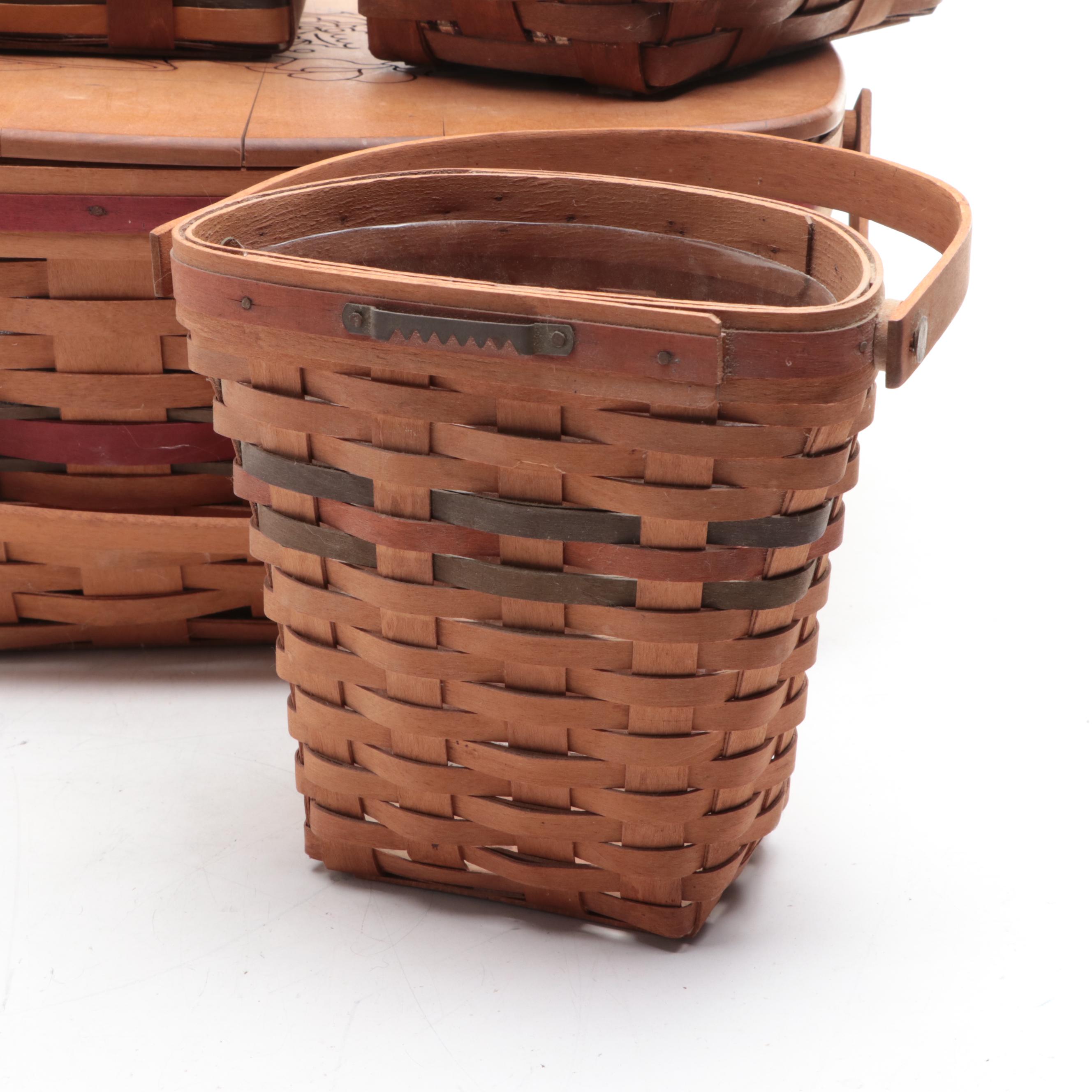 Boyds Bear Festival Basket With Longaberger Basket Collection
