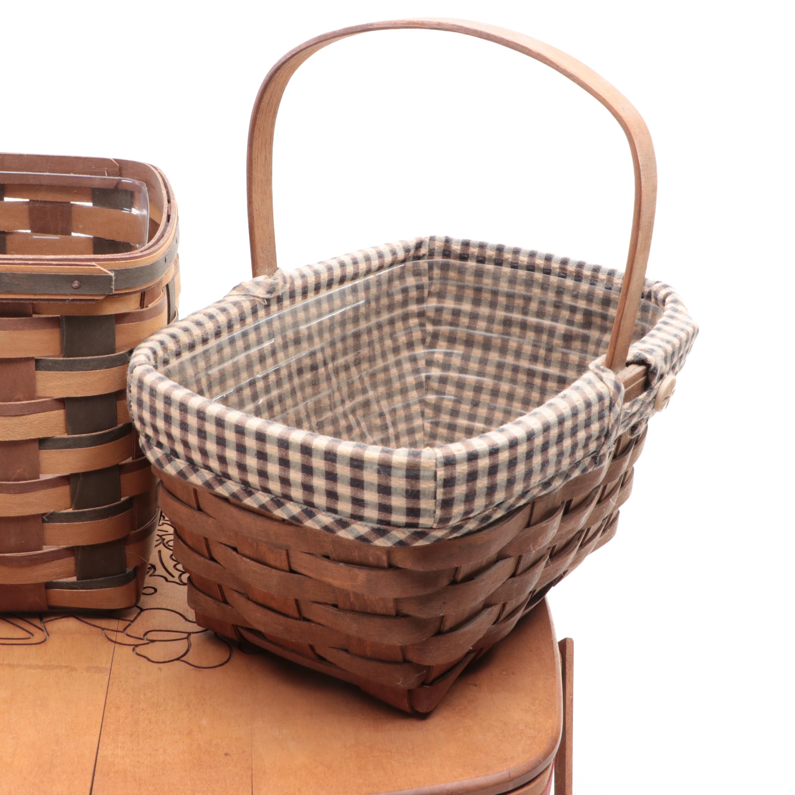 Boyds Bear Festival Basket With Longaberger Basket Collection