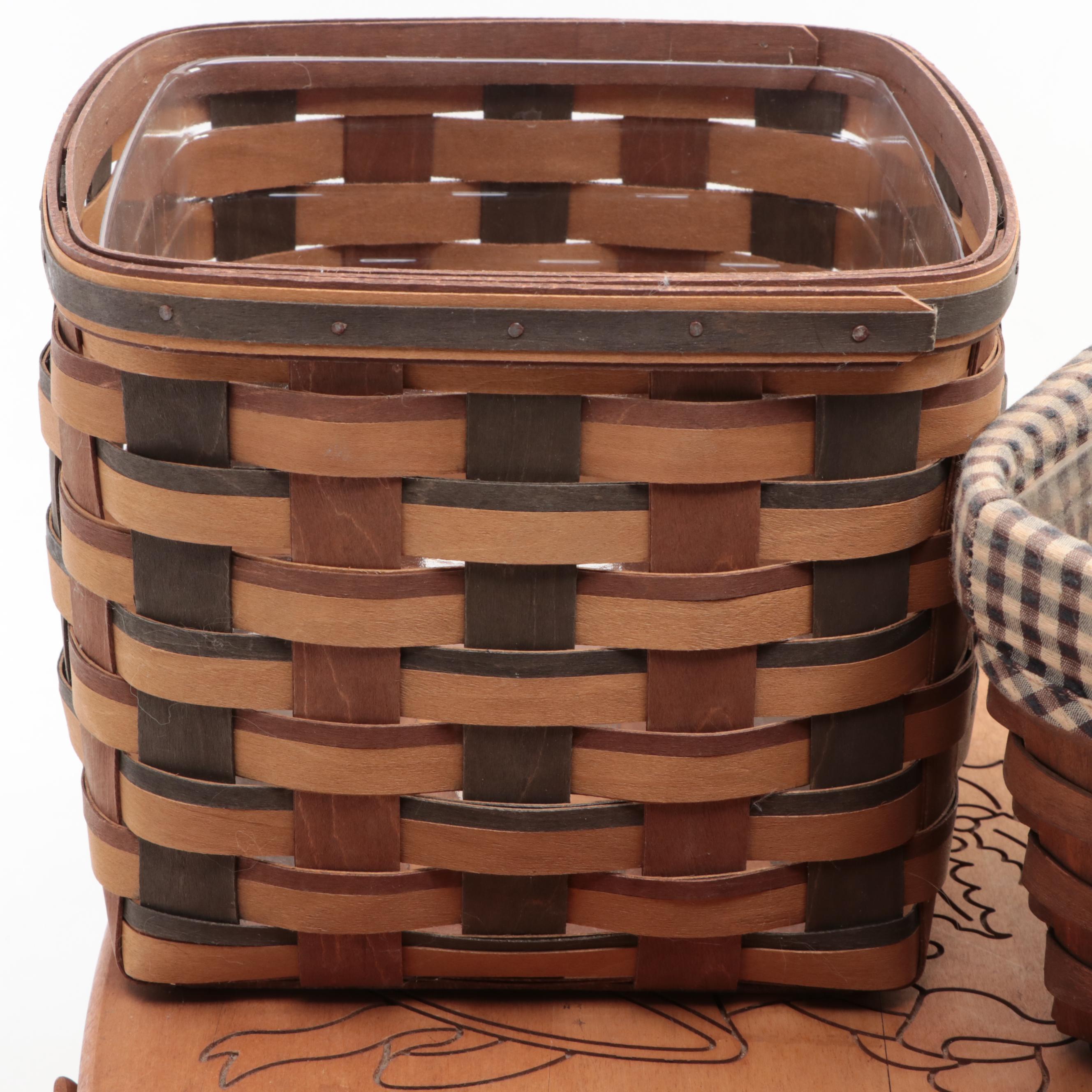 Boyds Bear Festival Basket With Longaberger Basket Collection